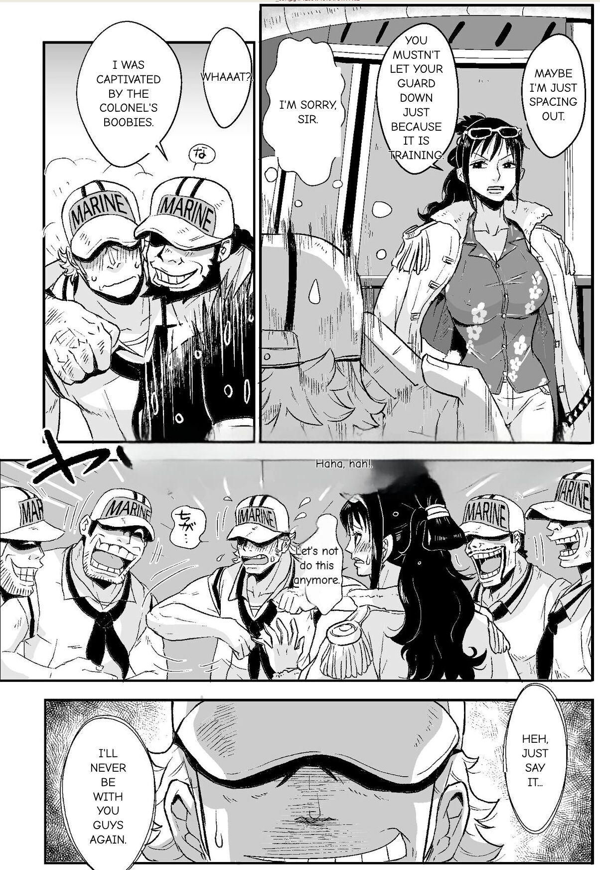 [Oukokusan (Kakutou Oukoku)]Kaigun no Onna(One Piece) [English] Page 38