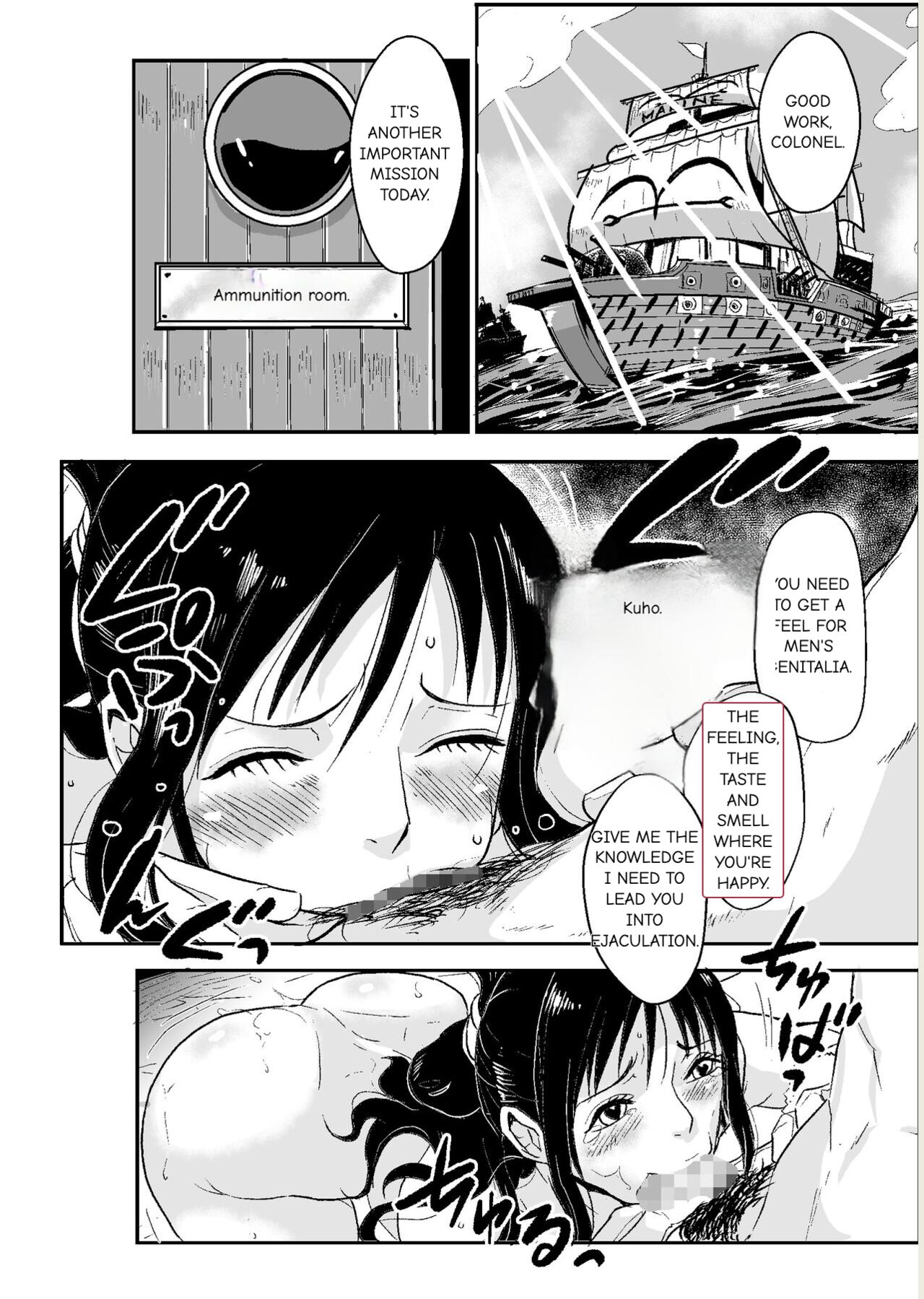 [Oukokusan (Kakutou Oukoku)]Kaigun no Onna(One Piece) [English] Page 39