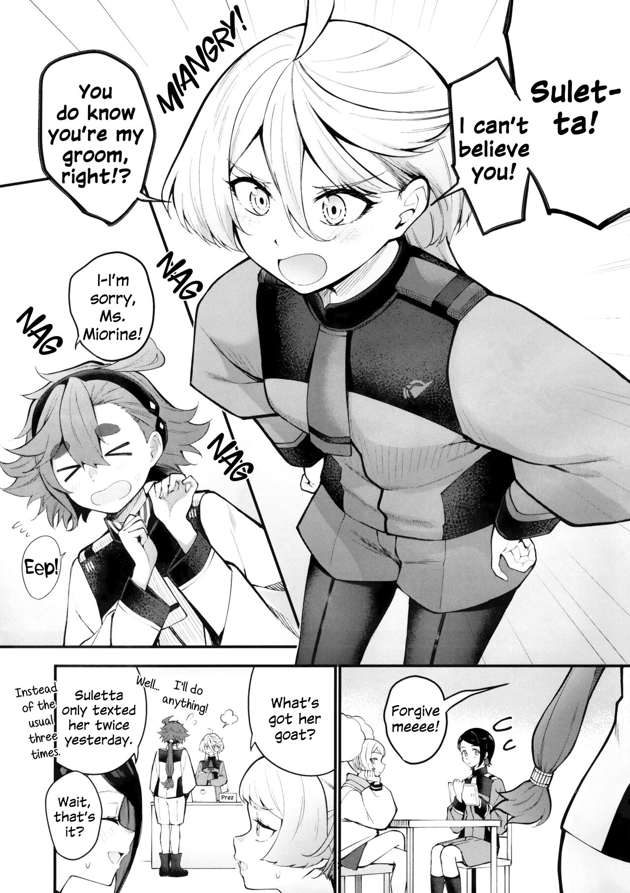 (C102) [Kitakujikan (Kitaku)]Watashi no Kawaii Hanayome-sama | My Sweet Bride(Mobile Suit Gundam: The Witch from Mercury) [English] Page 2