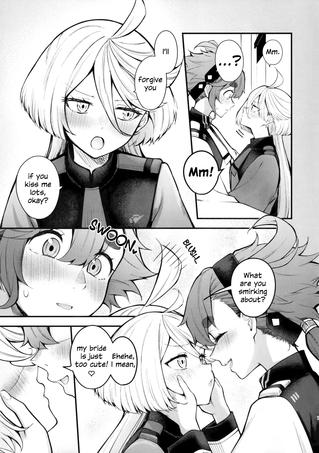 (C102) [Kitakujikan (Kitaku)]Watashi no Kawaii Hanayome-sama | My Sweet Bride(Mobile Suit Gundam: The Witch from Mercury) [English] Page 6