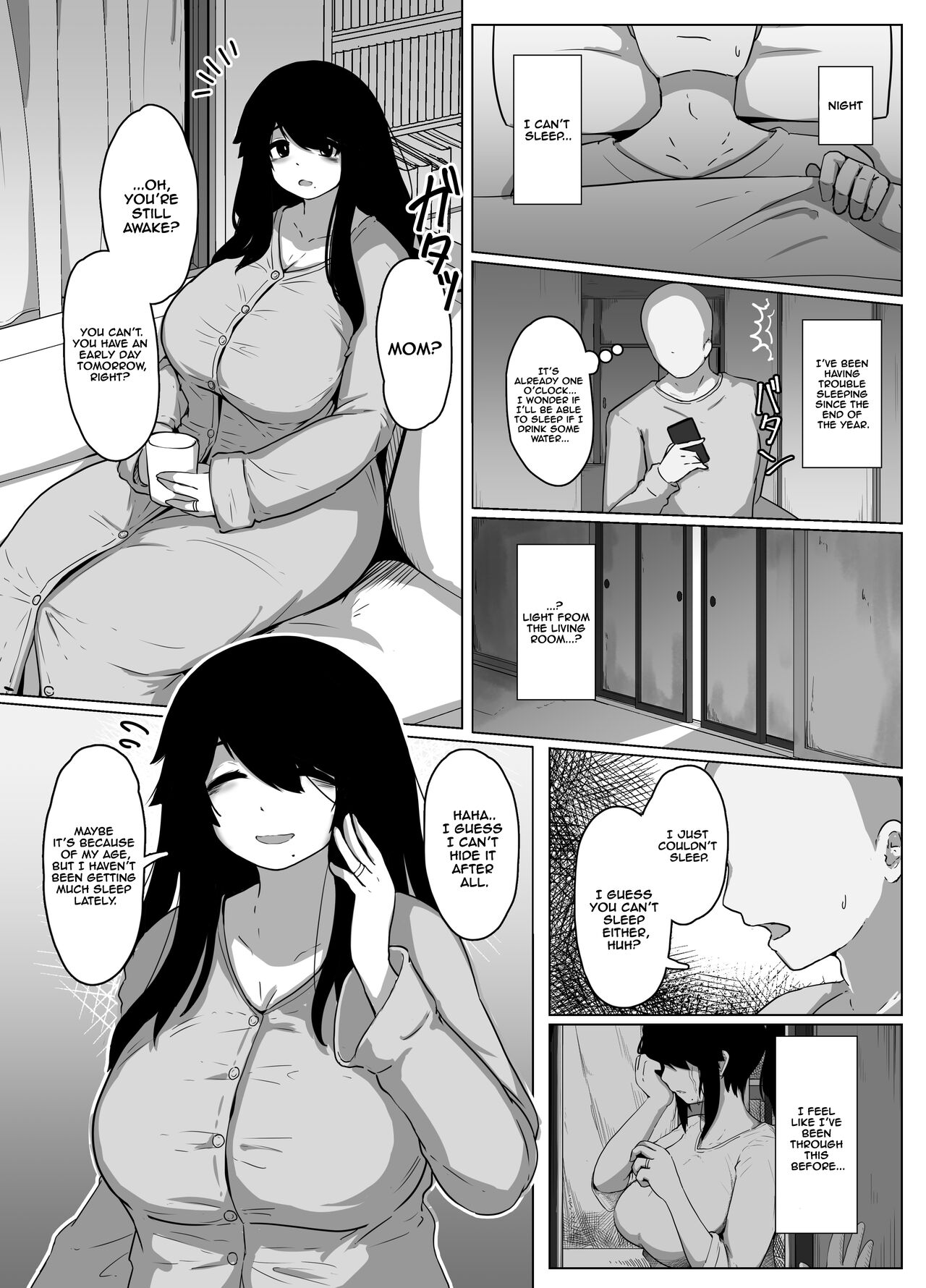 [moya]Oyasumi, Okaa-san Dounyuu | Good Night, Mom introduction[English] [Tomoshibi] Page 12