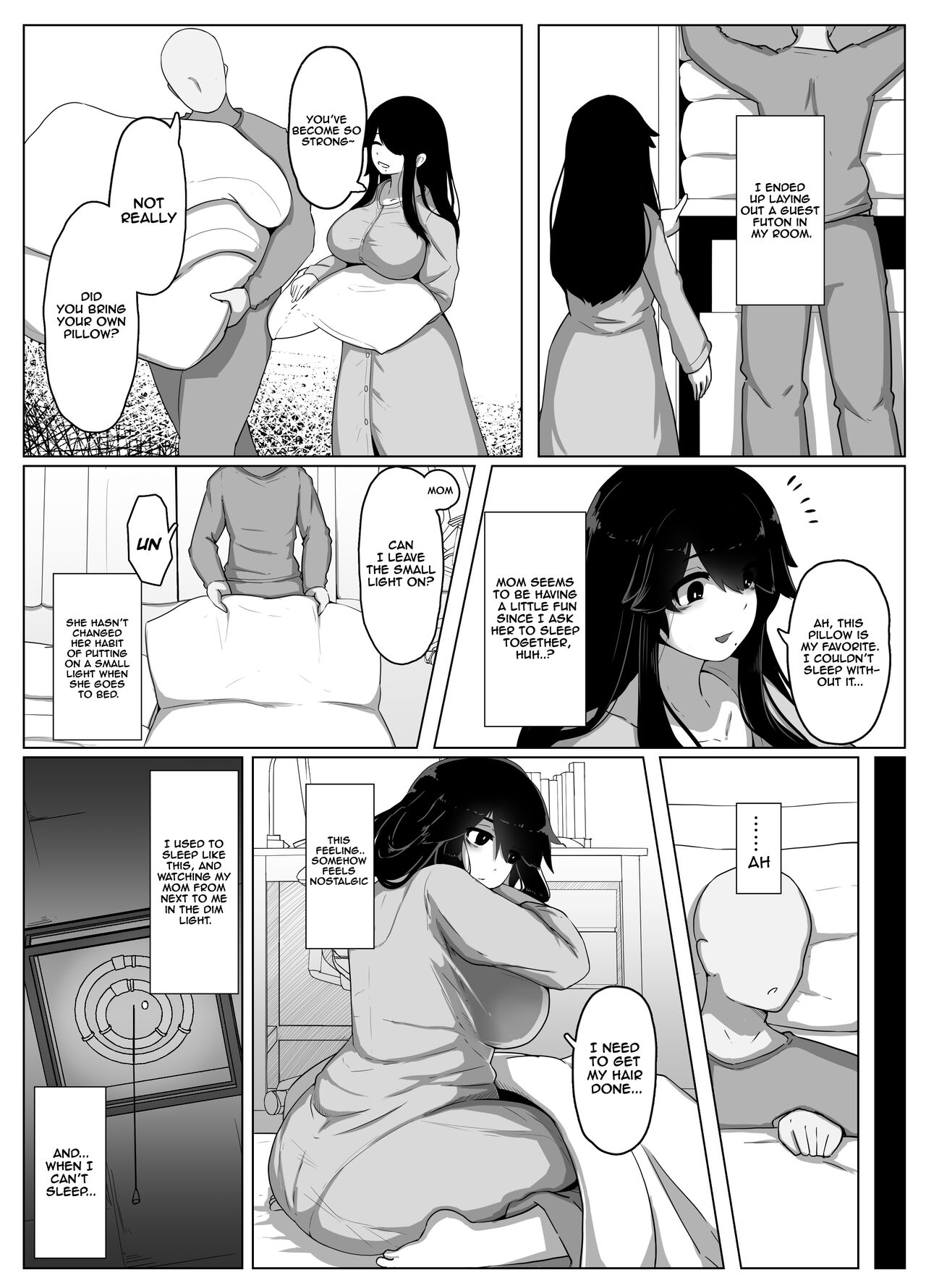 [moya]Oyasumi, Okaa-san Dounyuu | Good Night, Mom introduction[English] [Tomoshibi] Page 16