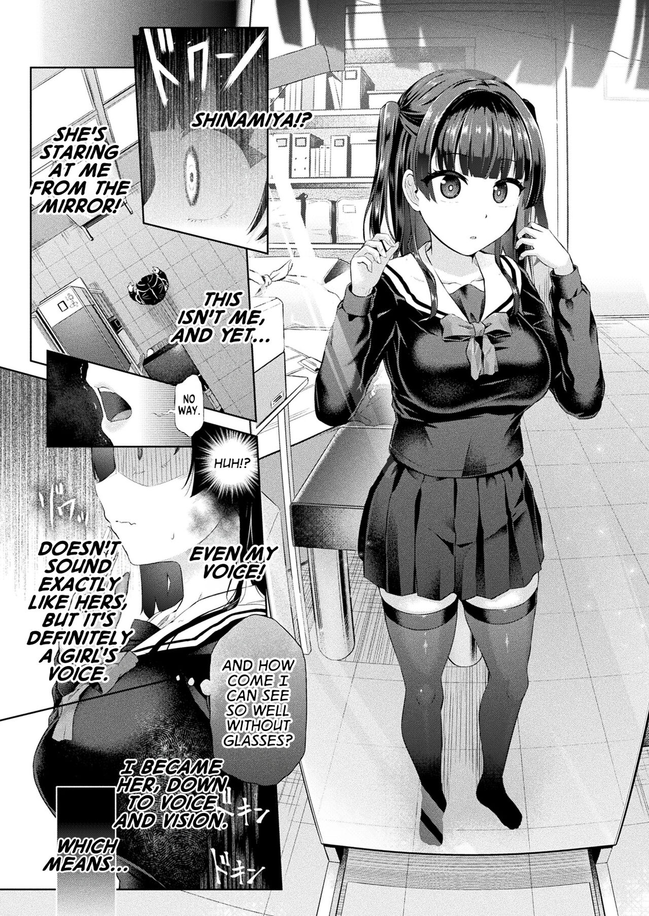 [Taniguchi-san]Houkago no Kyouzou Kaii Ch. 1 | Afterschool Doppelganger Ch. 1(COMIC Unreal 2023-04 Vol.102) [English] [GTF] [Digital] Page 8