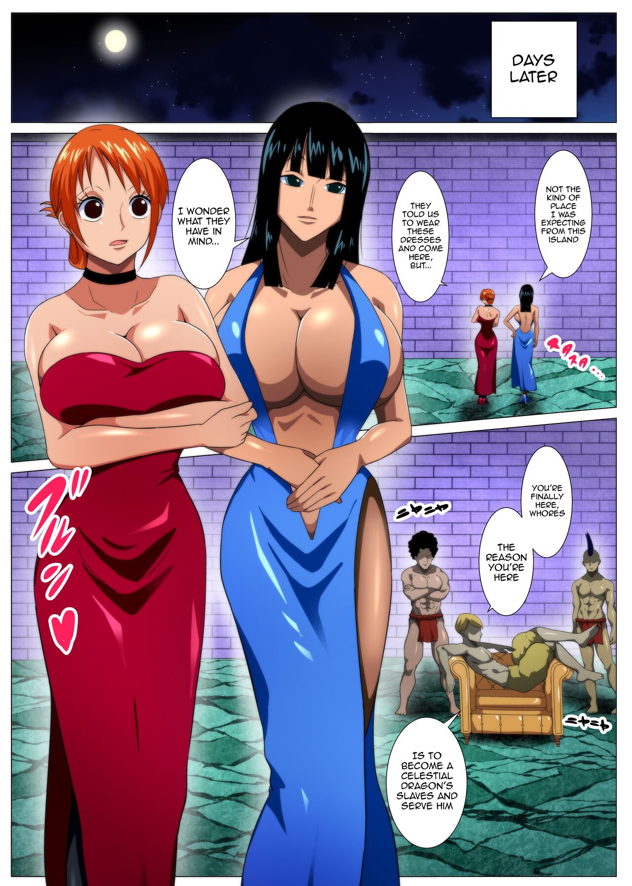 [Q Doujin]Bakunyuu Onna Kaizoku-tachi no Otakara Sagashi | Buxom Female Pirates' Treasure Hunt(One Piece) [English] {Doujins.com} Page 24