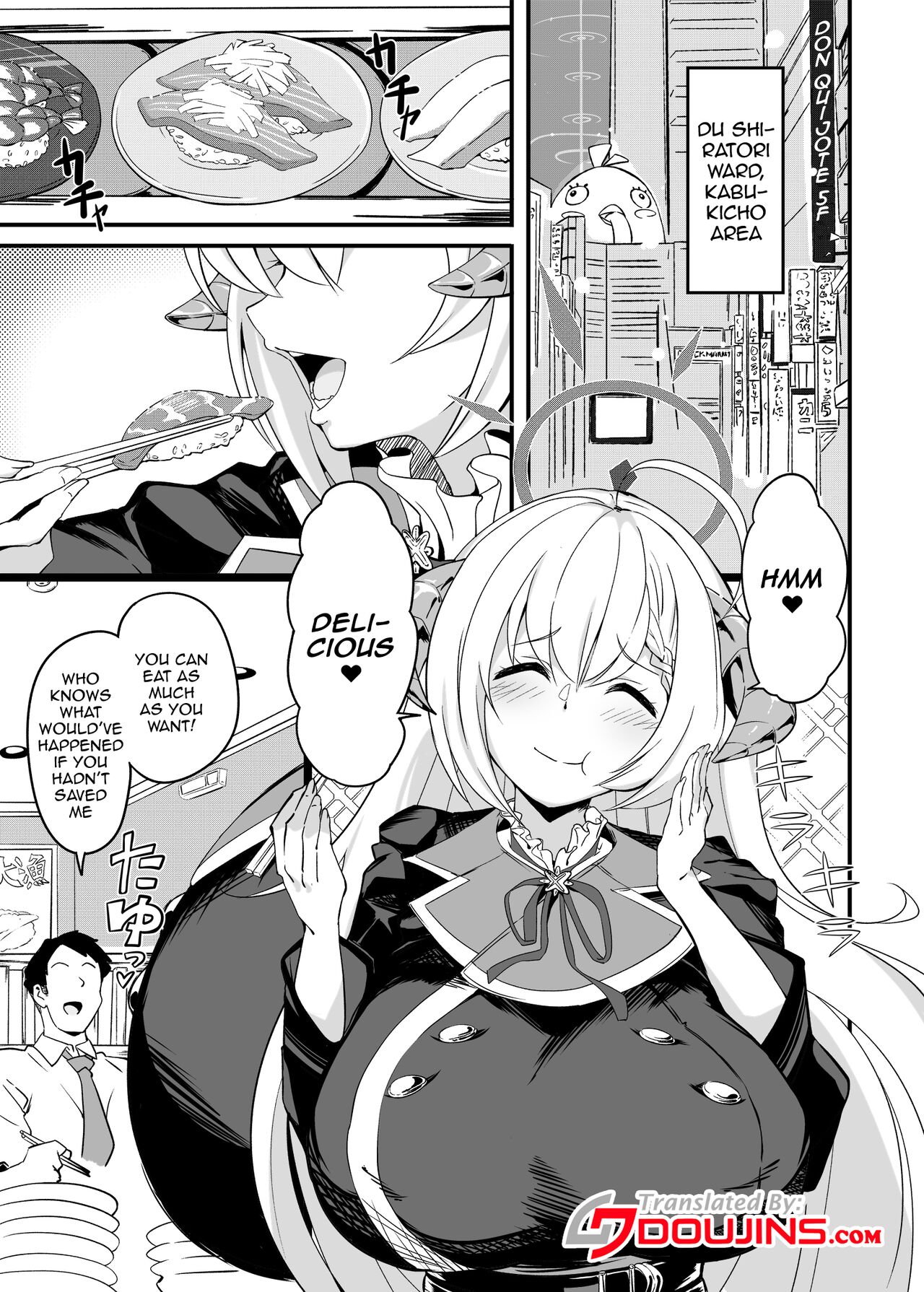 [Point M (Mance)]Zen Koutei Seito. Wanibuchi Gohoubi Time Web Koukaiban | The Student Who Always Says Yes. Time To Reward Wanibuchi(Blue Archive) [English] {Doujins.com} [Digital] Page 2
