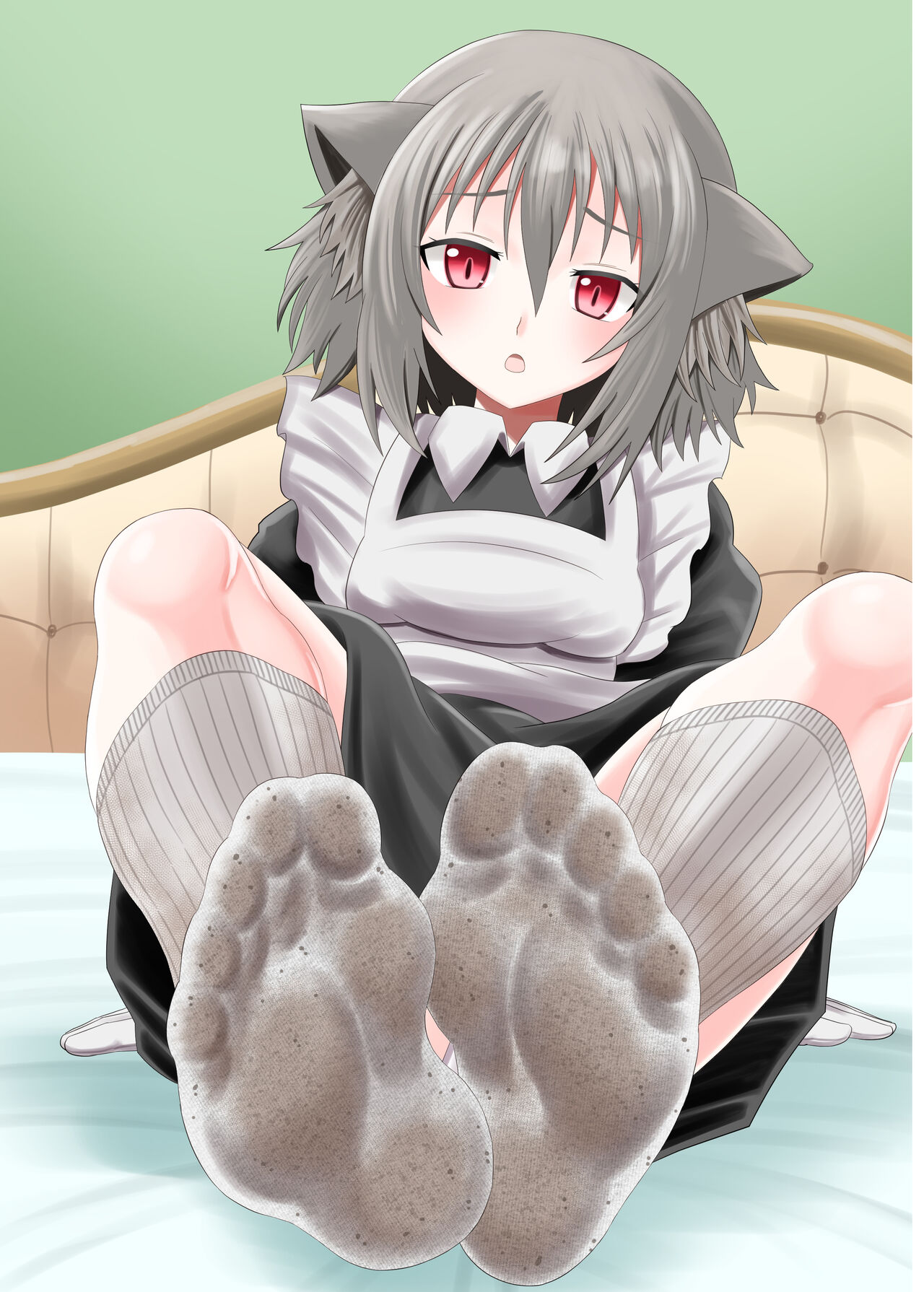 [Ahoderasouryo]Isekai Maid Ashi Feti Monogatari 5 | Parallel World Maid Foot Fetish Story 5[English] Page 1