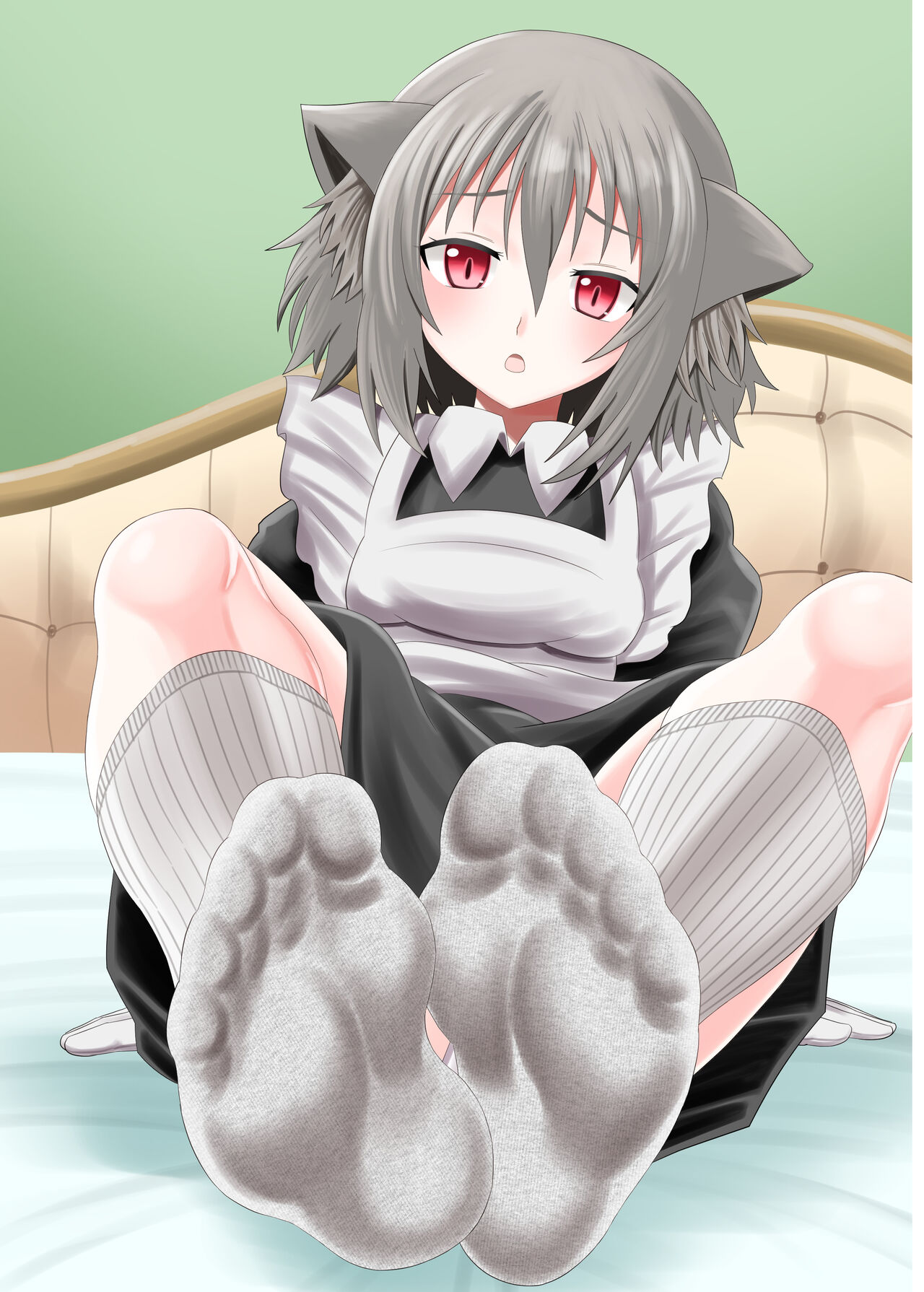 [Ahoderasouryo]Isekai Maid Ashi Feti Monogatari 5 | Parallel World Maid Foot Fetish Story 5[English] Page 2