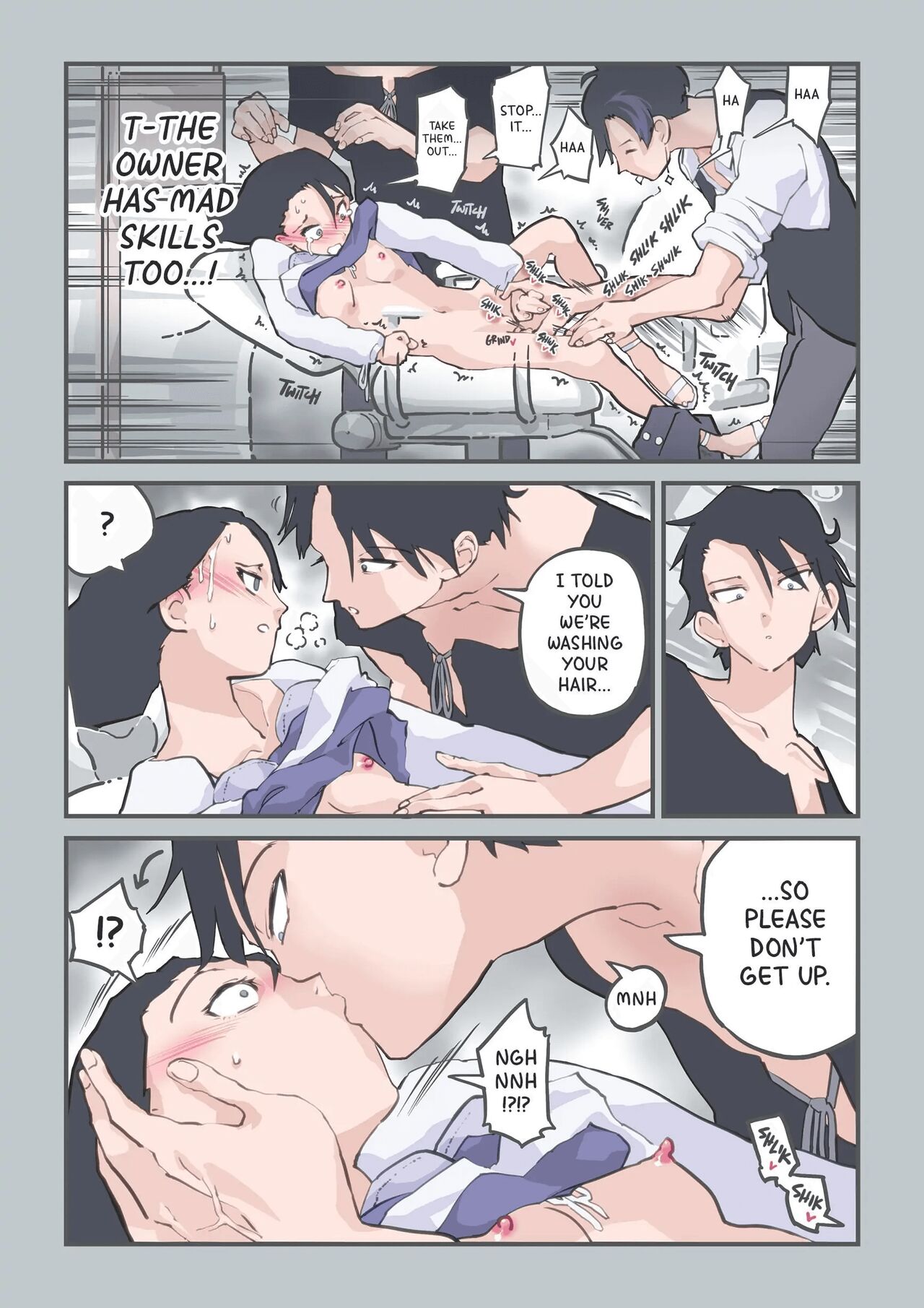 [Alpaca Club]Kokotte Hair Salon desu yo ne!? | This is a Hair Salon, Right?![English] Page 36