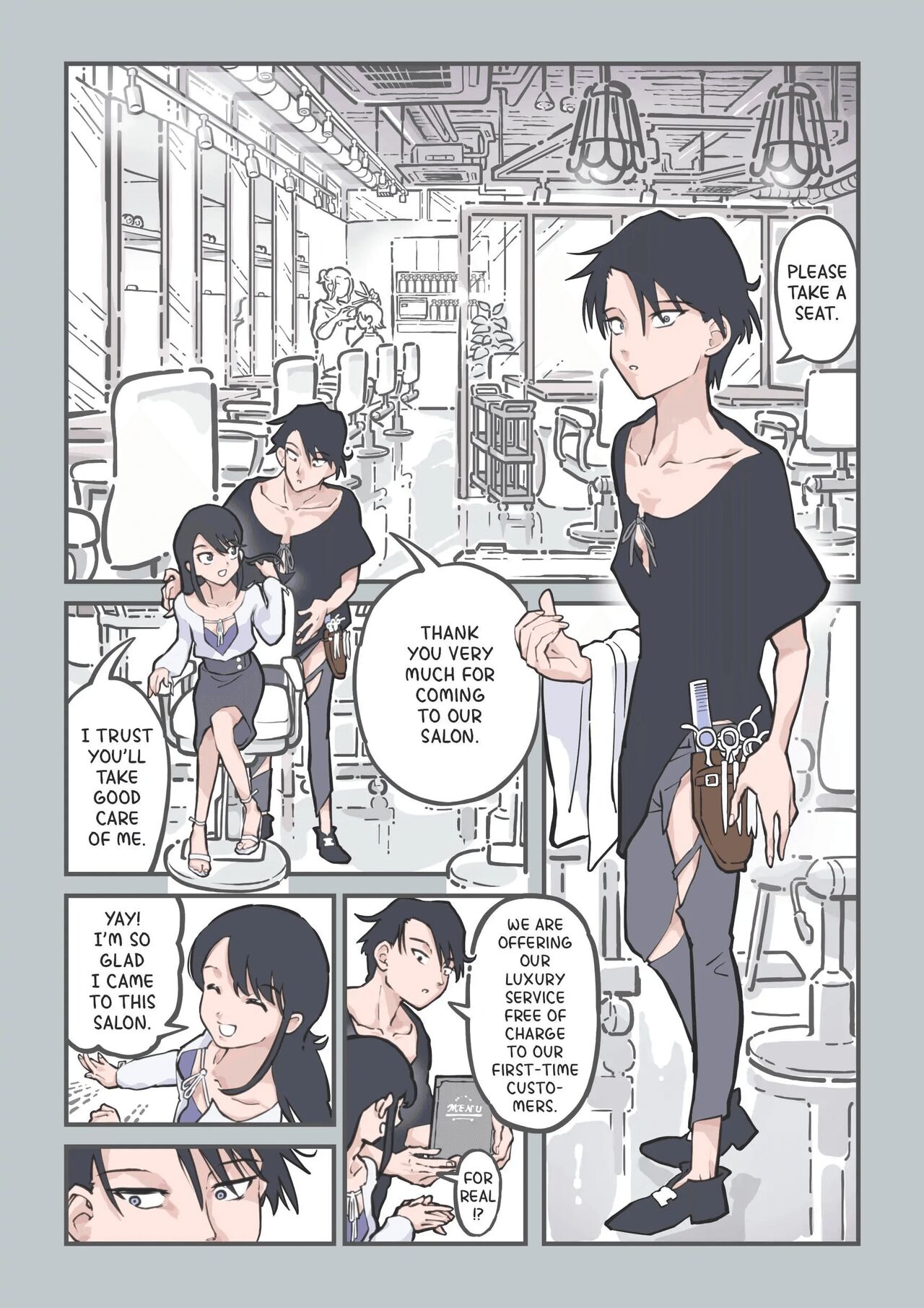 [Alpaca Club]Kokotte Hair Salon desu yo ne!? | This is a Hair Salon, Right?![English] Page 5