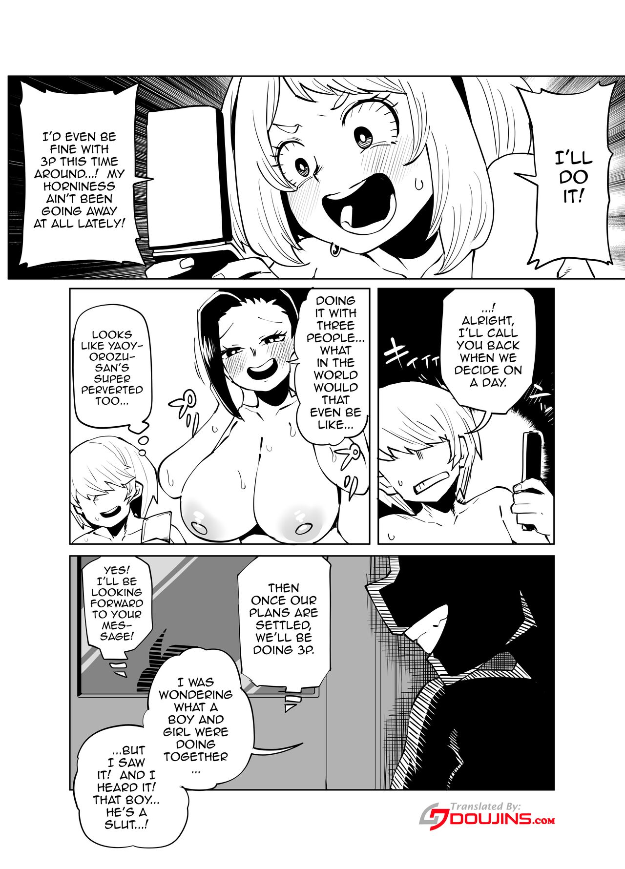 [Oekaki Kaki]Teisou Gyakuten Mono ~Hagakure no Baai~ | Inverted Morality Hero Academia ~Hagakure's Case~(Boku no Hero Academia) [English] {Doujins.com} Page 1