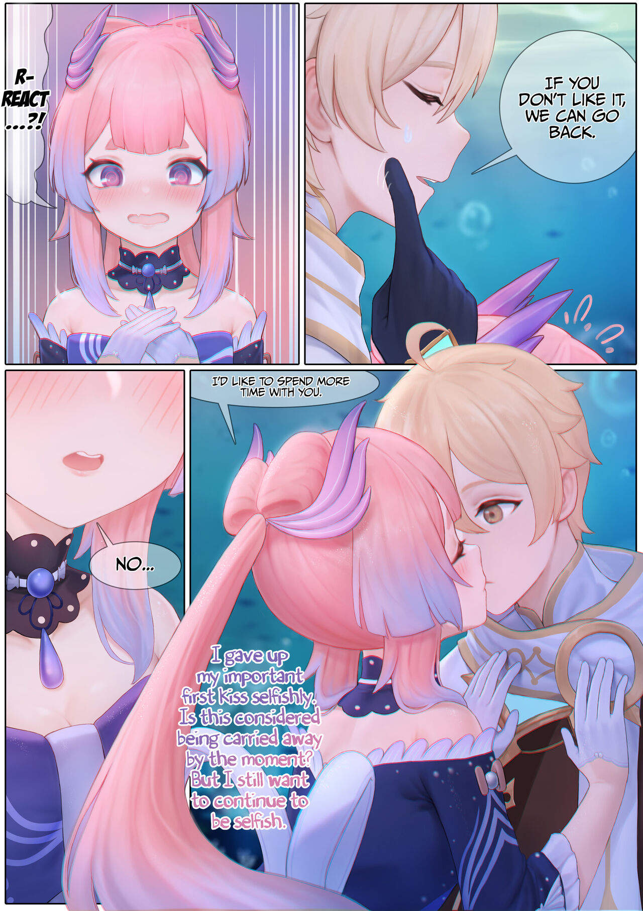 [Reikoku na Haizara]Flustered Kokomi(Genshin Impact) [English] [LunaticSeibah + Papo41] Page 13