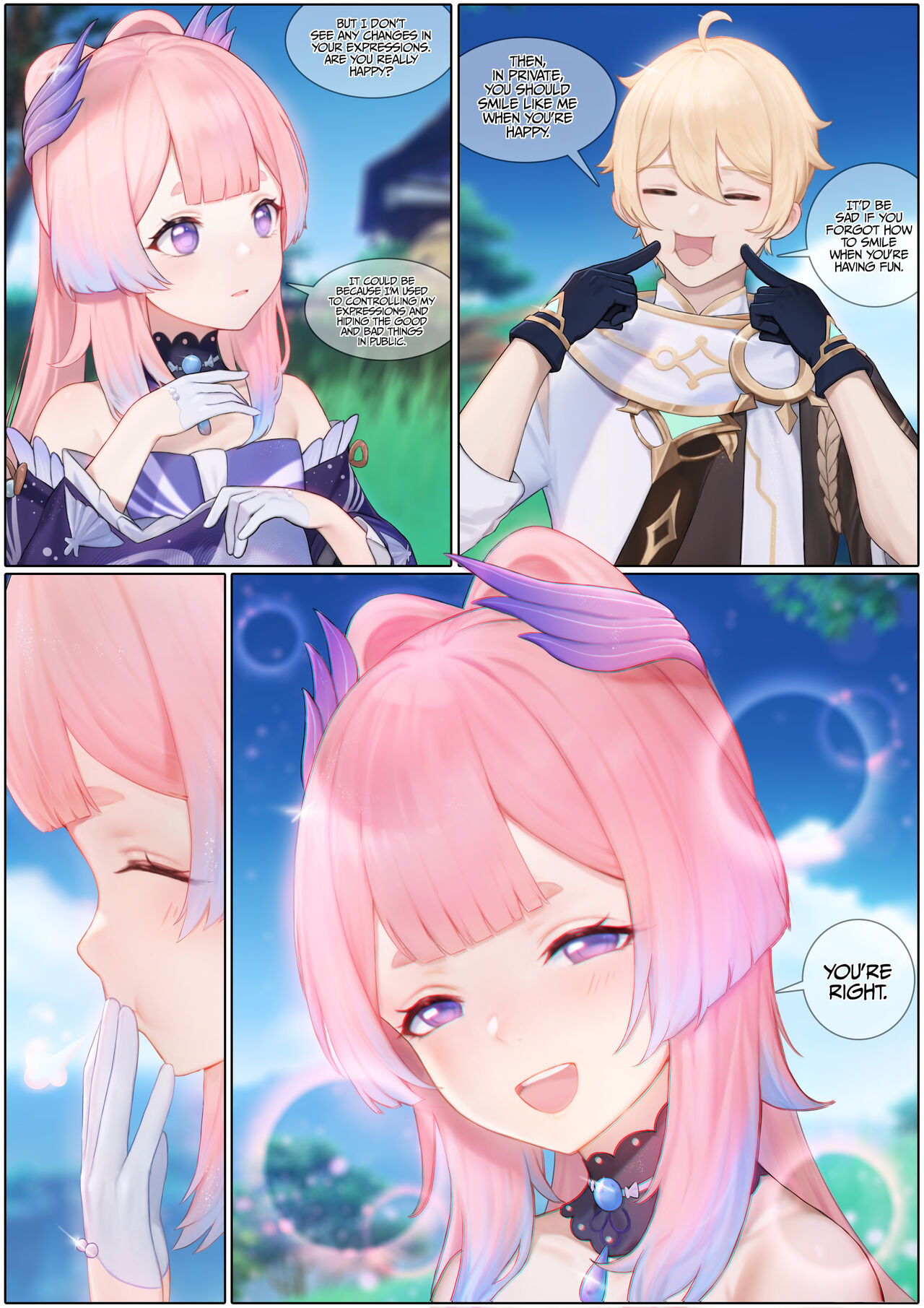 [Reikoku na Haizara]Flustered Kokomi(Genshin Impact) [English] [LunaticSeibah + Papo41] Page 5
