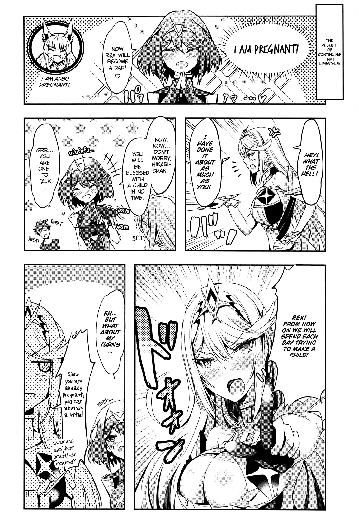 (C102) [Dorayakiya (Inoue Takuya)]Hikari-chan no Motto Ecchi Hon | Another Lewd Book of Hikari-chan(Xenoblade Chronicles 2) [English] [Saki-Kotowari] Page 7