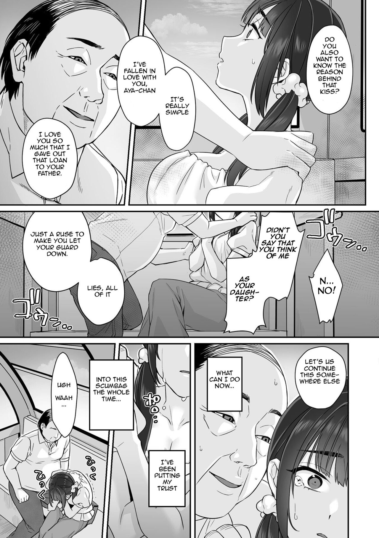 [miniru]Junboku Joshikousei wa Oyaji Iro ni Somerarete Comic Ban[Chapters 1- 4] [English] Page 17