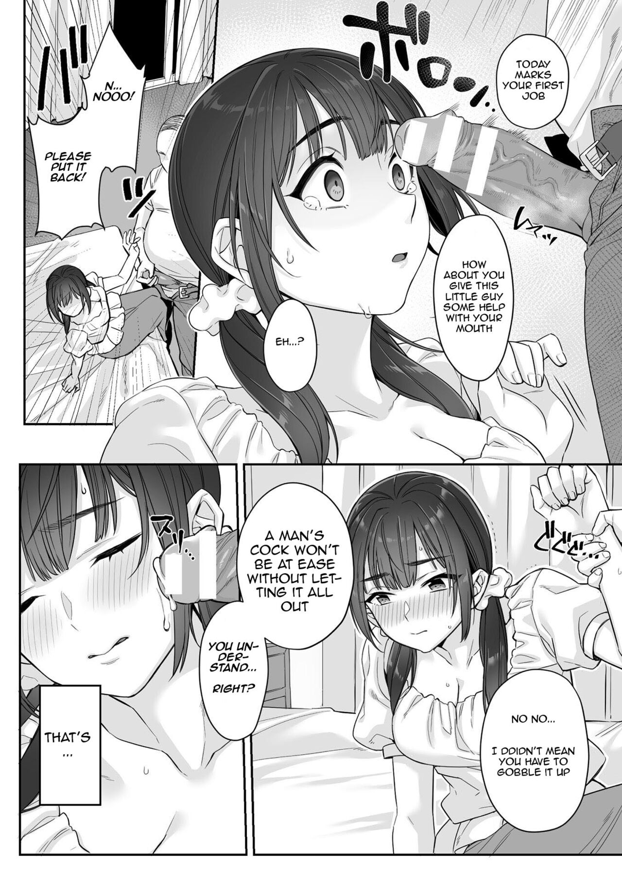 [miniru]Junboku Joshikousei wa Oyaji Iro ni Somerarete Comic Ban[Chapters 1- 4] [English] Page 24