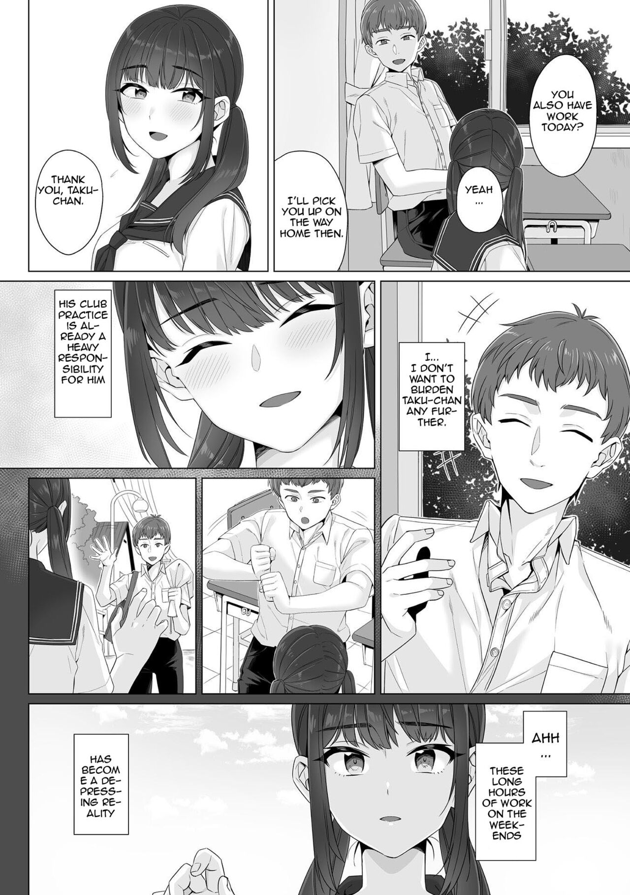 [miniru]Junboku Joshikousei wa Oyaji Iro ni Somerarete Comic Ban[Chapters 1- 4] [English] Page 36