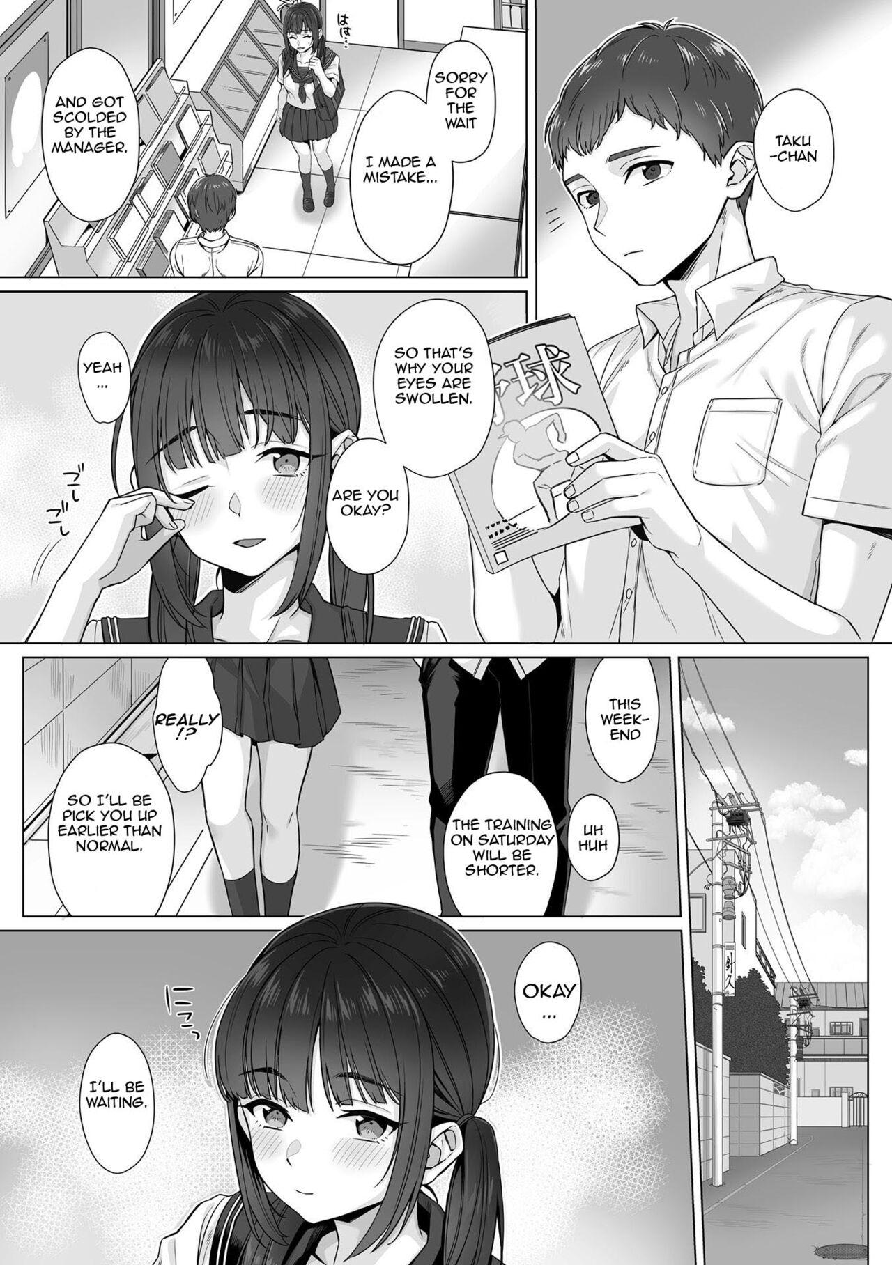 [miniru]Junboku Joshikousei wa Oyaji Iro ni Somerarete Comic Ban[Chapters 1- 4] [English] Page 58