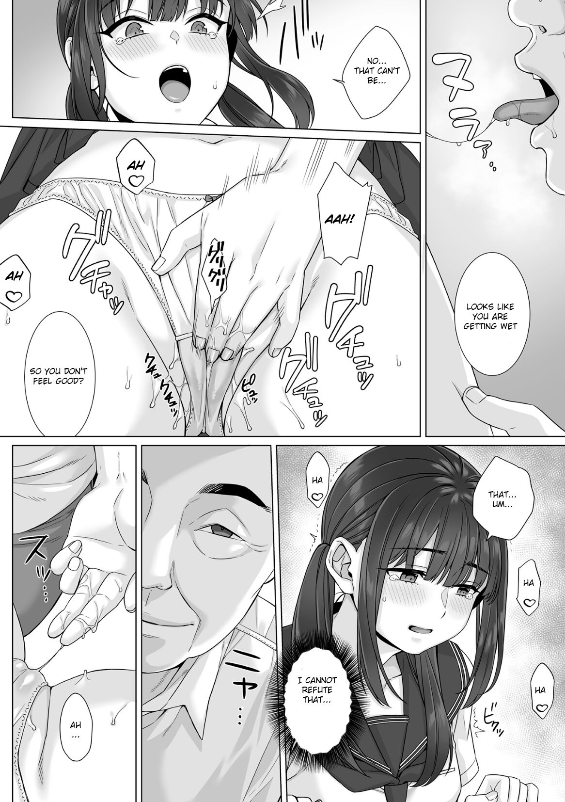 [miniru]Junboku Joshikousei wa Oyaji Iro ni Somerarete Comic Ban[Chapters 1- 4] [English] Page 90