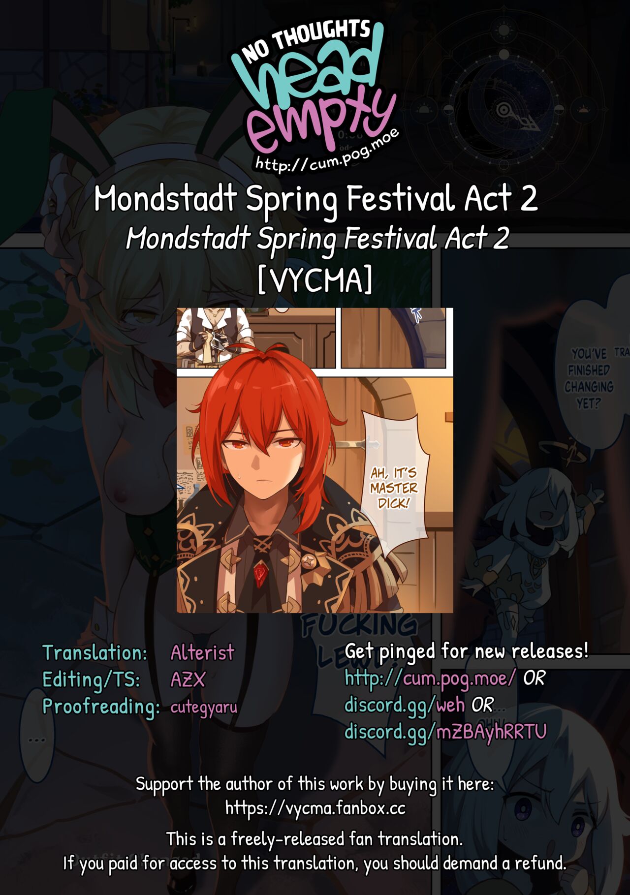 [VYCMa]Mondstadt Hot Springs Festival Act 2(Genshin Impact) [English] [head empty] Page 23
