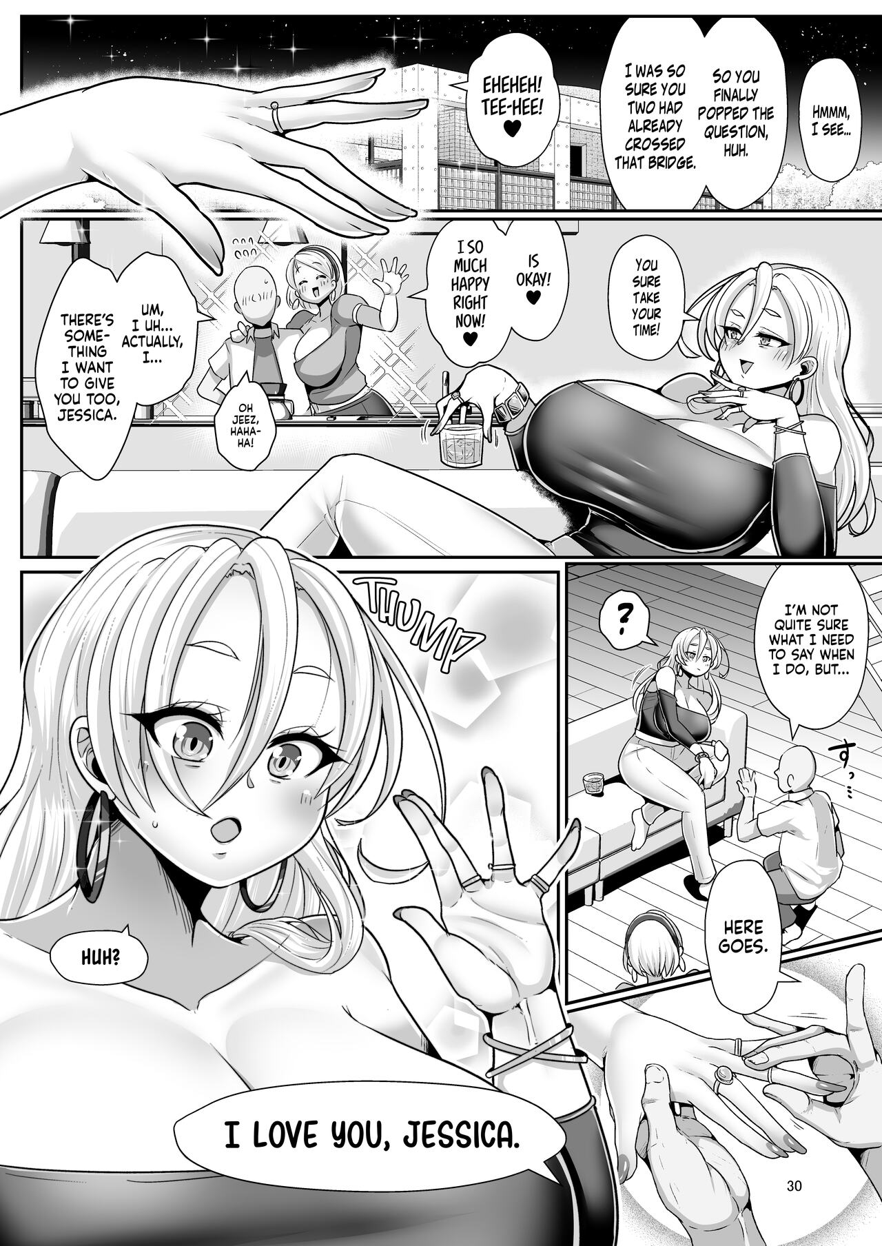 [Shinshunshantonshou (Bukatsu)]H Daisuki Kinpatsu Hakujin Bakunyuu Ryuugakusei ga Tonari no Heya ni Hikkoshite Kita!! 3 ~ Bakunyuu oyako o ore no tsuma ni shita!!~[English] {head empty} [Digital] Page 31