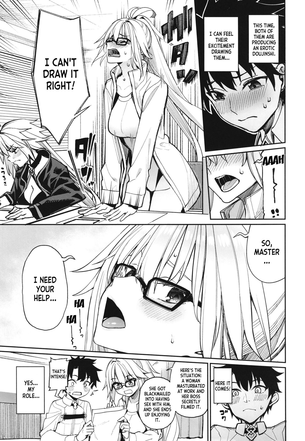 [Coffee Maker (Asamine Tel)]Ane-tachi ga Natsu no Umi demo Guigui Kuru Ken.(Fate/Grand Order) [English] [desudesu] [Digital] Page 6