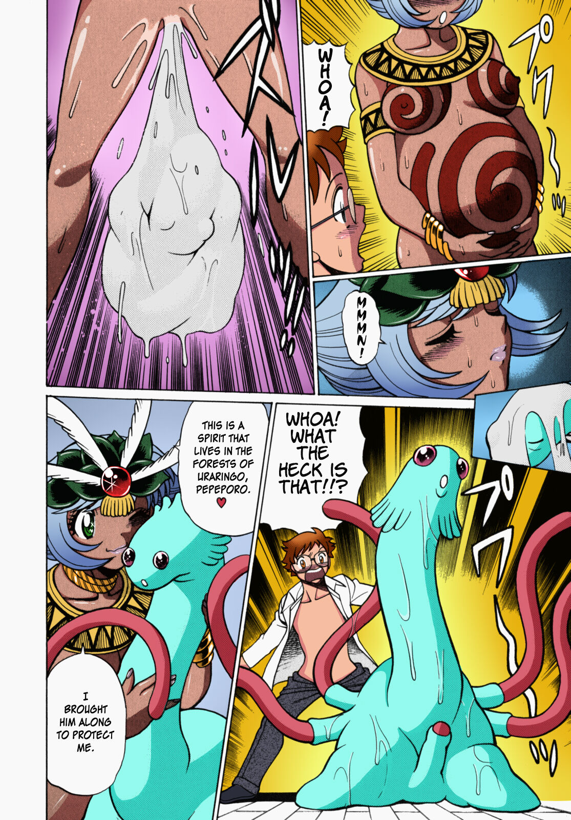 [Tamaki Nozomu]Urara to Mikki(Ura Ura Jungle Heat)[English][SaHa][Colorized][Ongoing][Erocolor] Page 39