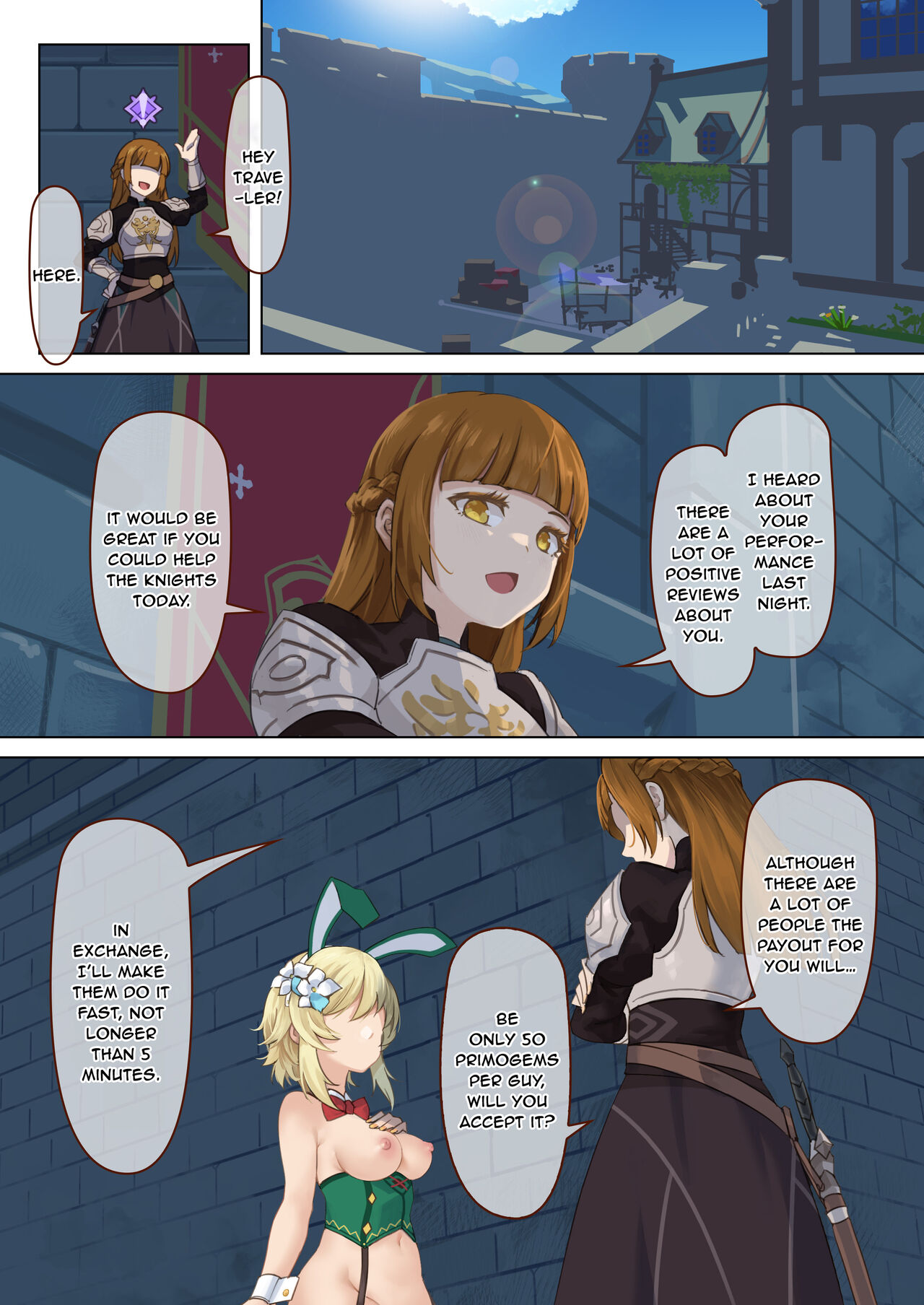 [VYCMa]Mondstadt Spring Festival Act 2 Interlude(Genshin Impact) [English] Page 1