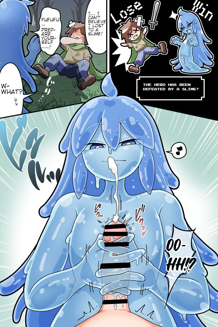 (Dakkoku Jiro)Paizuri Sakusei Slime ni Makeru Manga | A Manga About Losing to a Titfucking, Sperm Extracting Slime[English, Cleaned] [Faln] Page 1