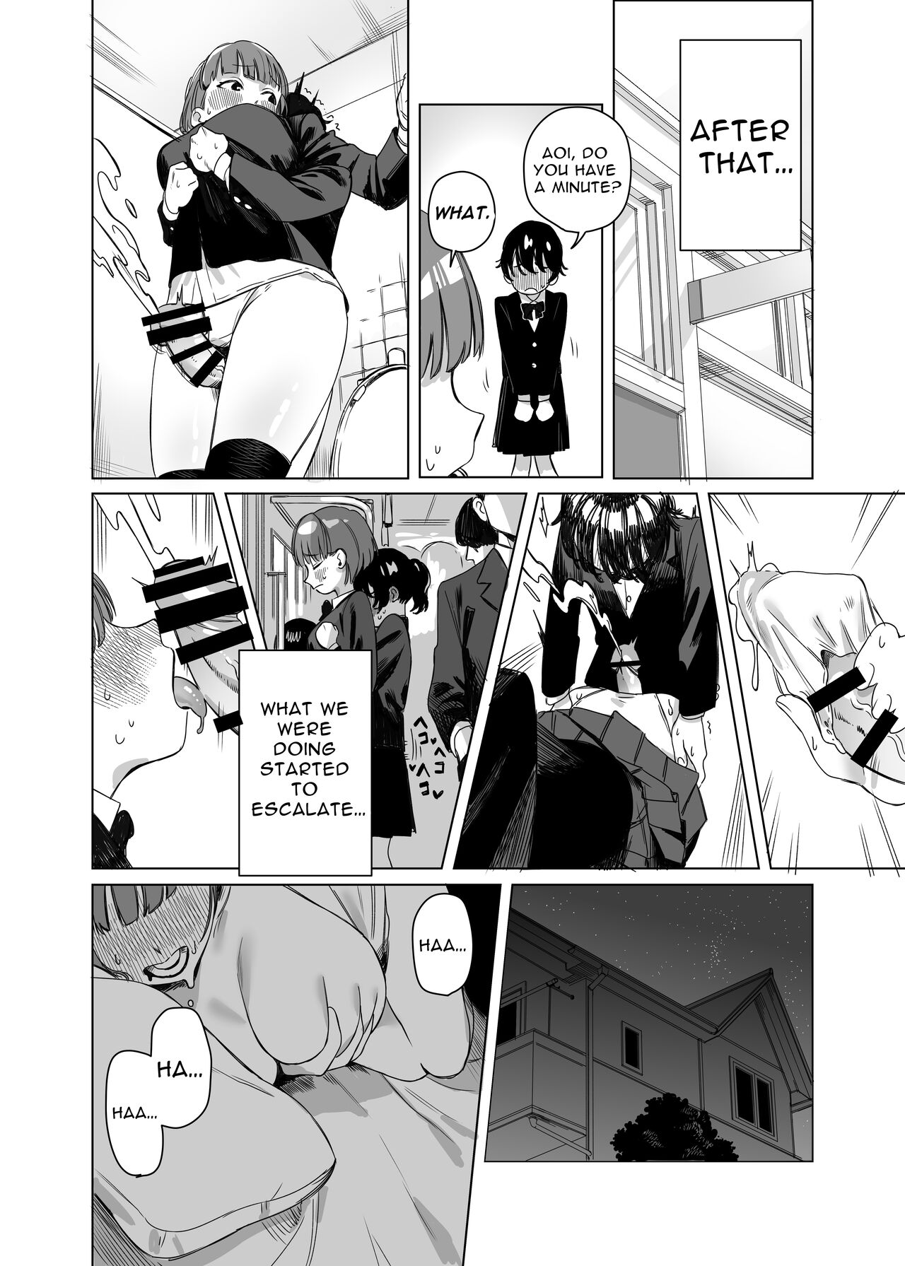 [Ekogi]Futanari ga Tomodachi ni Seishori shite morau Hanashi | A Futa Friend In Sexual Need Is A Fuckbuddy Friend Indeed[English] [Mango Kamen] Page 9