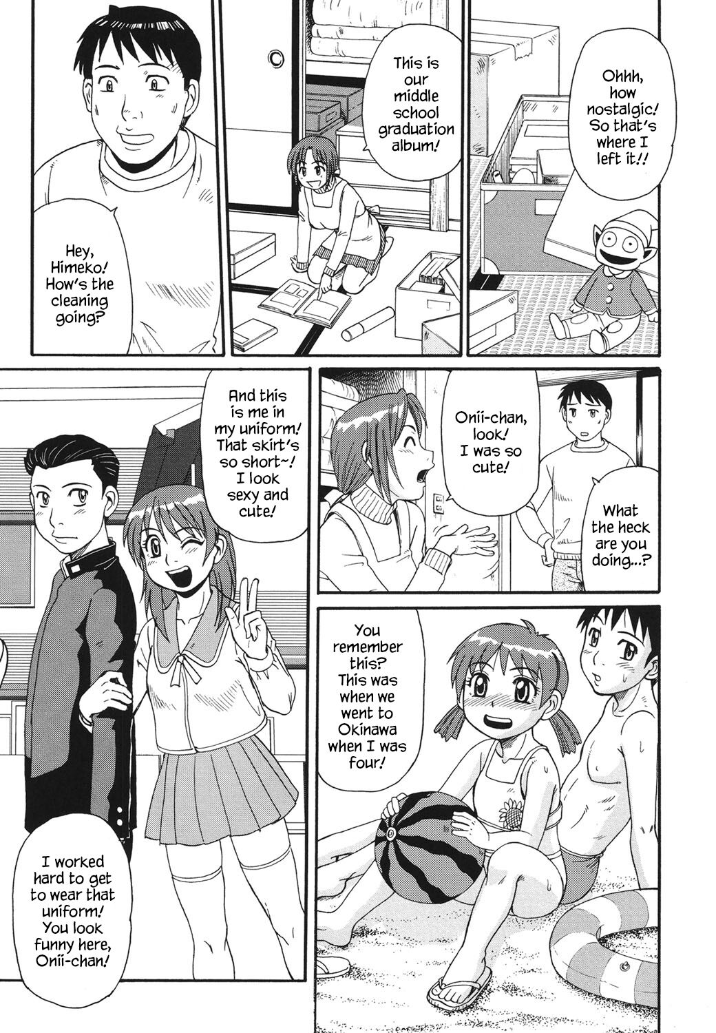 [Morris]Imouto Imamukashi Monogatari | My Little Sister, Then and Now(Kinshin Soukansha no Nichijou) [English] [YxTL] [Digital] Page 3