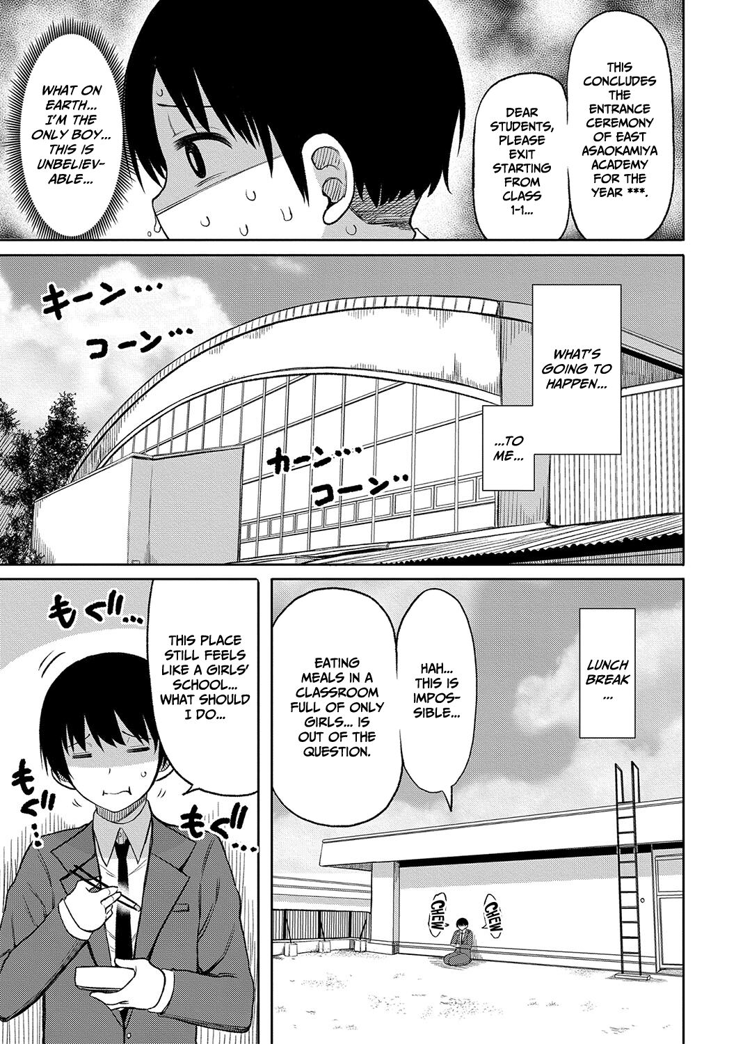 [Nagaikusa]Kotoshi kara Kyougaku no Gakkou ni Nyuugaku shitara Otoko ga Boku dake datta | When I Entered a Coeducational School This Year, I Was the Only Boy[English] [CulturedCommissions] [Digital] Page 8