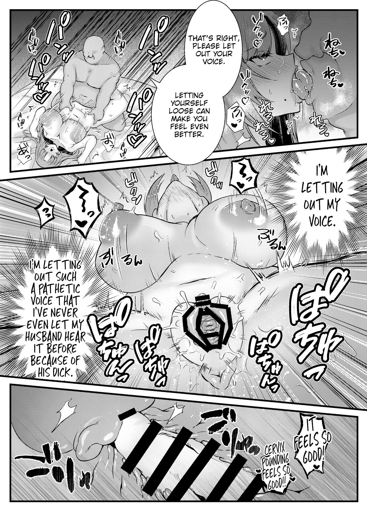 [Mio Camp (Mio Mio Mio)]Chitsu Naka Iki Lesson ~Hitozuma wa Danna no Tame ni Osu to Nama Gachi Koubi Lesson~ | Internal Orgasm Lesson -The Housewife Took a Real, Bareback Sex Lesson with a Another man for her Husband-[English] [Ero] [Digital] Page 20