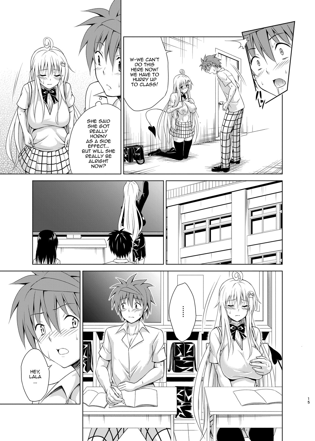 (C102) [TORA MACHINE (Kasukabe Taro)]Mezase! Rakuen Keikaku RX Vol. 2 | Aim for it! Paradise Plan RX vol. 2(To LOVE-Ru) [English] {Doujins.com} Page 14