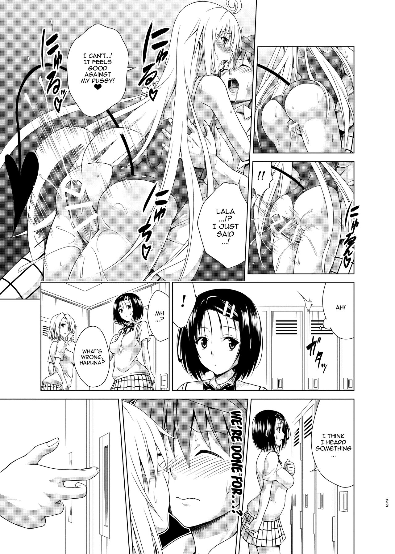 (C102) [TORA MACHINE (Kasukabe Taro)]Mezase! Rakuen Keikaku RX Vol. 2 | Aim for it! Paradise Plan RX vol. 2(To LOVE-Ru) [English] {Doujins.com} Page 22