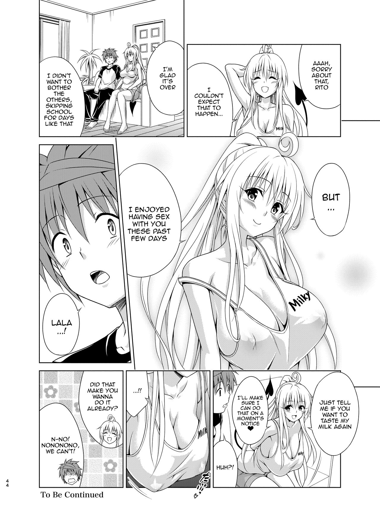 (C102) [TORA MACHINE (Kasukabe Taro)]Mezase! Rakuen Keikaku RX Vol. 2 | Aim for it! Paradise Plan RX vol. 2(To LOVE-Ru) [English] {Doujins.com} Page 43