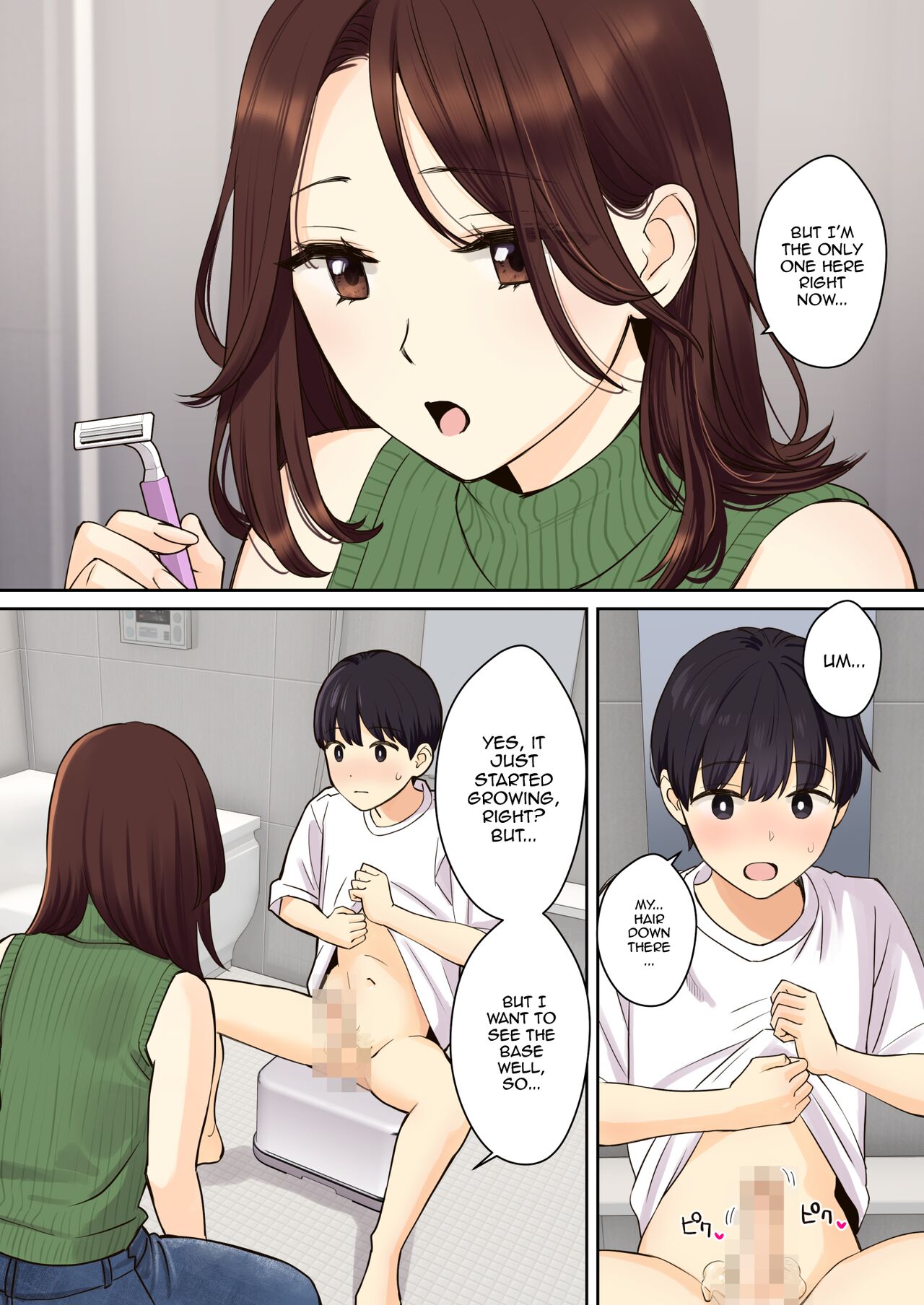 [Oshima Aki]Kanojo no Okaa-san ni Doutei o Ubawareru Hanashi 2 | A Story About a Boy Getting His Virginity Stolen by His (Girl) Friend's Mom 2[English] {Doujins.com} Page 6