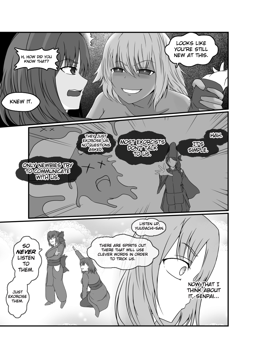[Hyoui no Jikan (Shimakawa)]Shinmai Joreishi wa  Akuryo ni   Tsukareru | The Possessed Novice Exorcist[English] [TheFrogManScans] Page 9