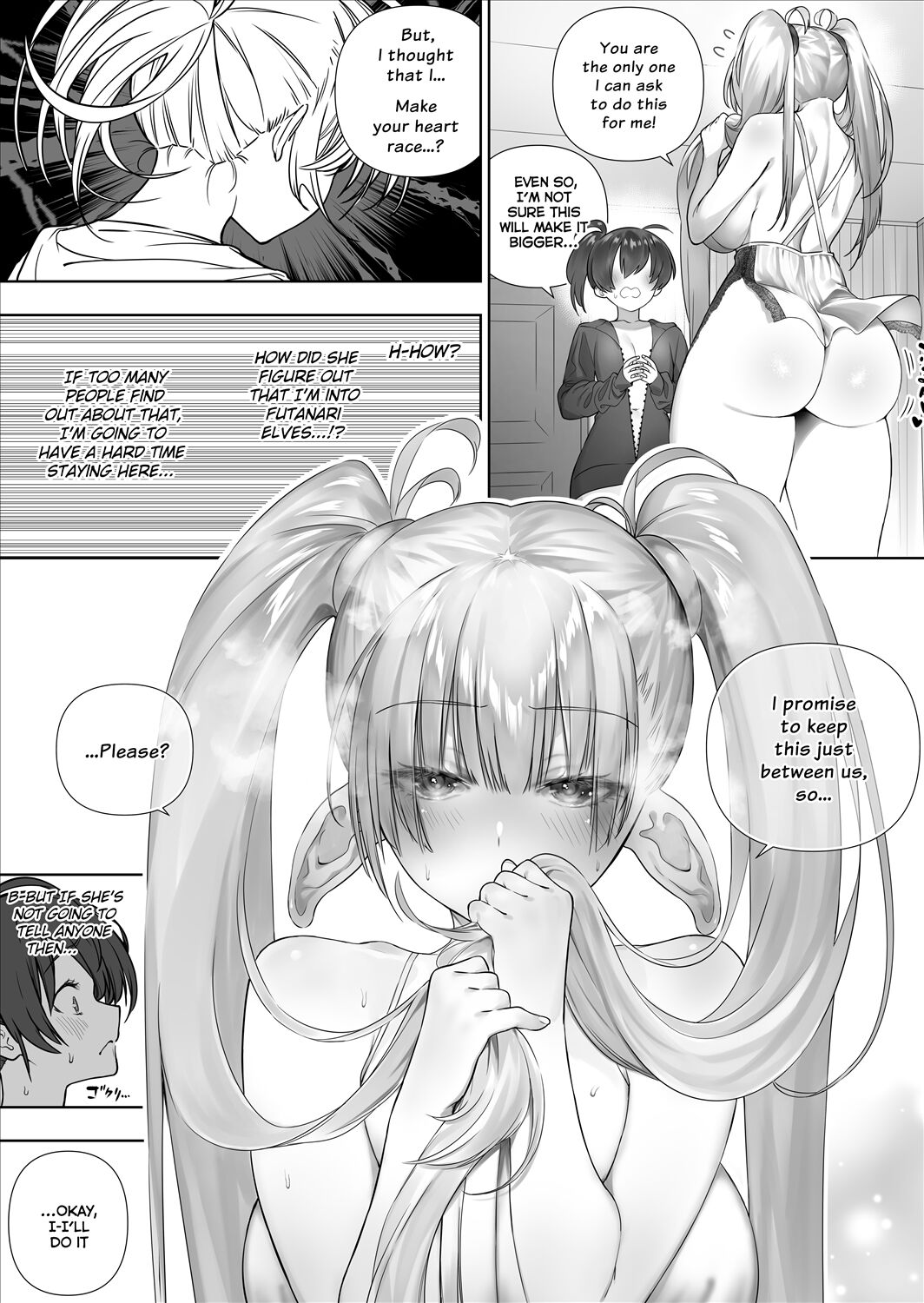 [Kawakami Masaki]Futanari no Elf[English] [Decensored] [ongoing] Page 191