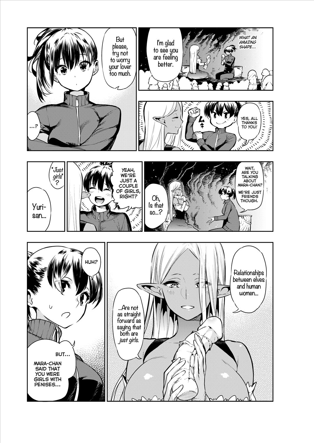 [Kawakami Masaki]Futanari no Elf[English] [Decensored] [ongoing] Page 37