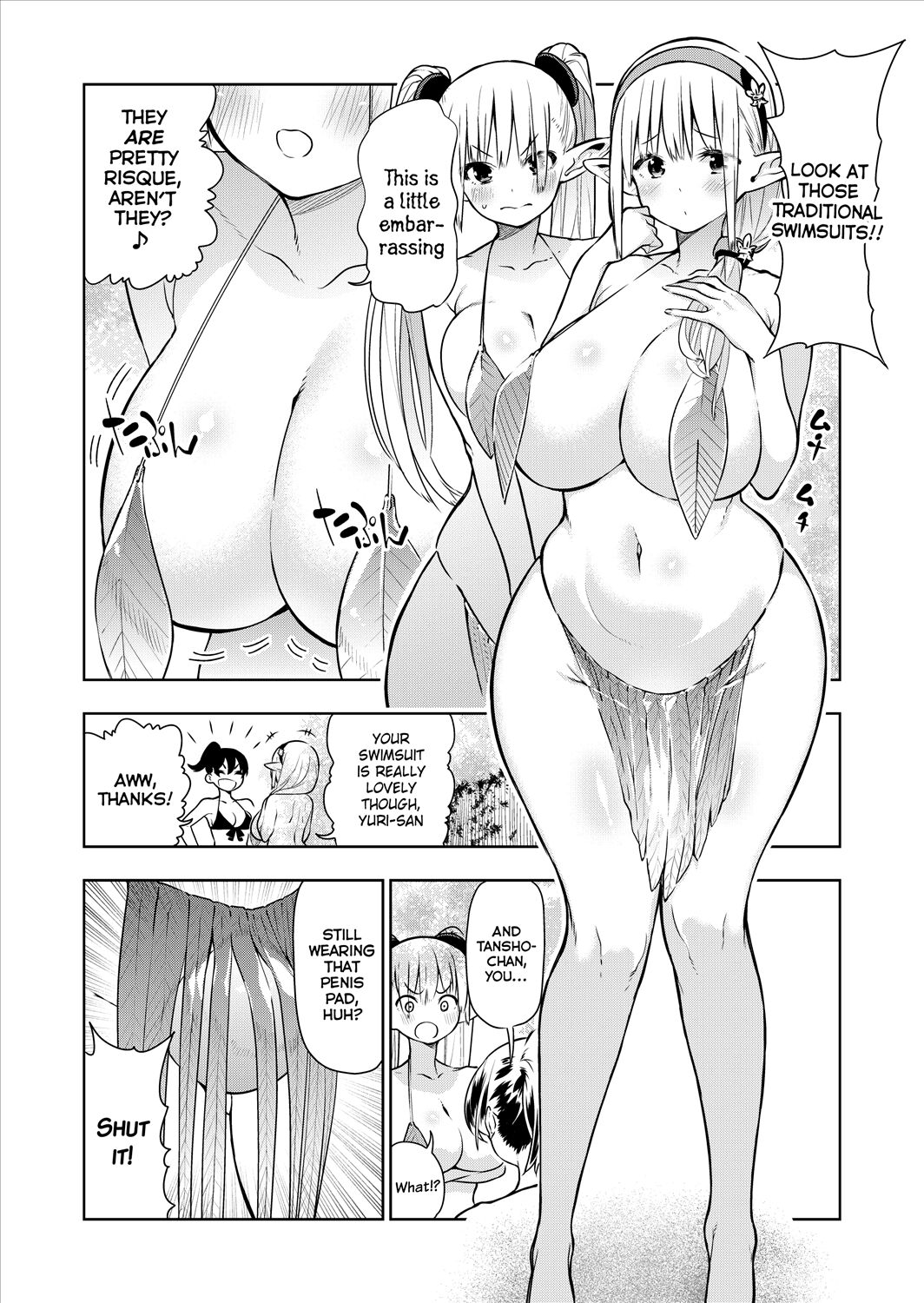 [Kawakami Masaki]Futanari no Elf[English] [Decensored] [ongoing] Page 52