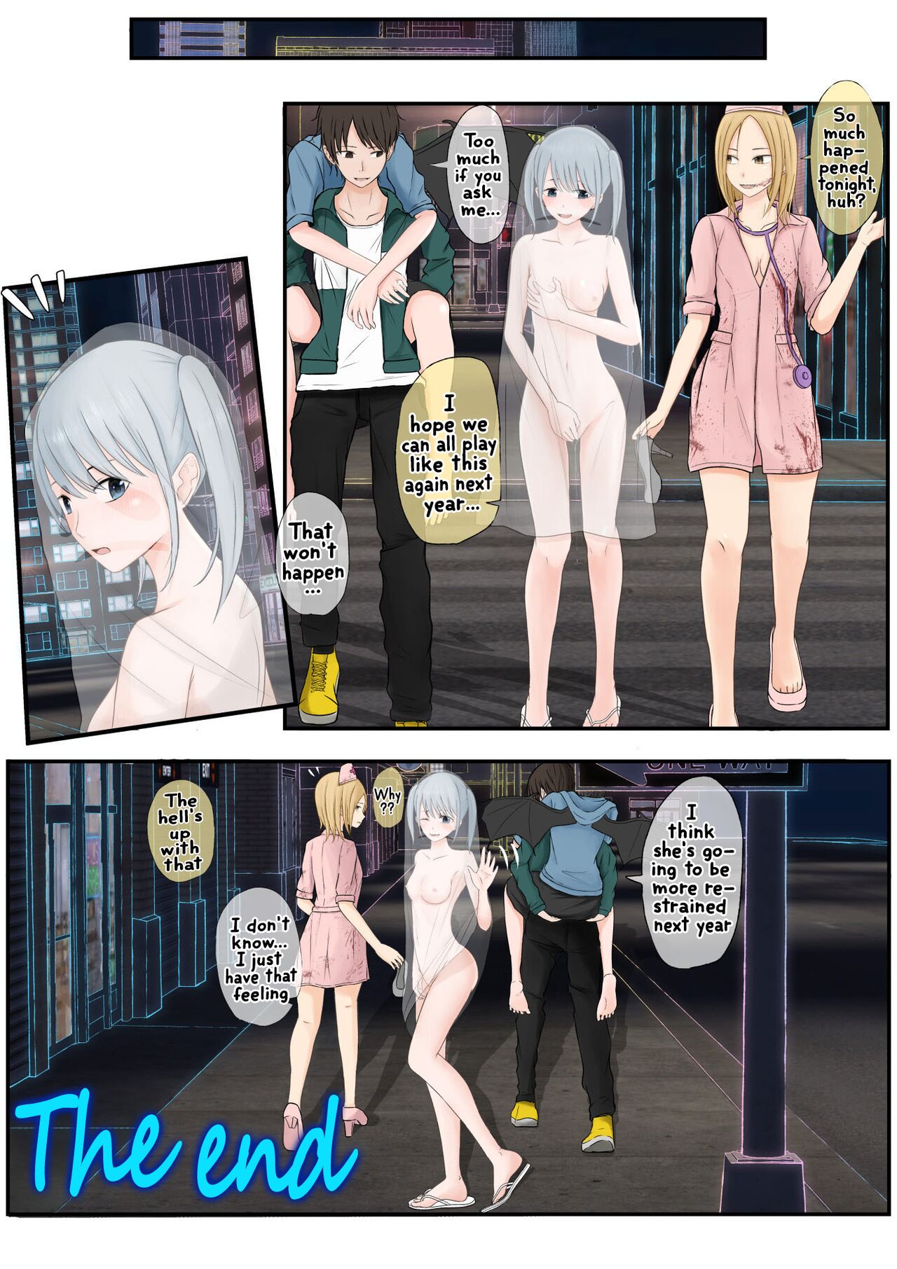 [Teiyouryou Neko]Halloween Roshutsu Shoujo | Halloween Exhibitionist Girl[English] [Hikari no Kaze] Page 165