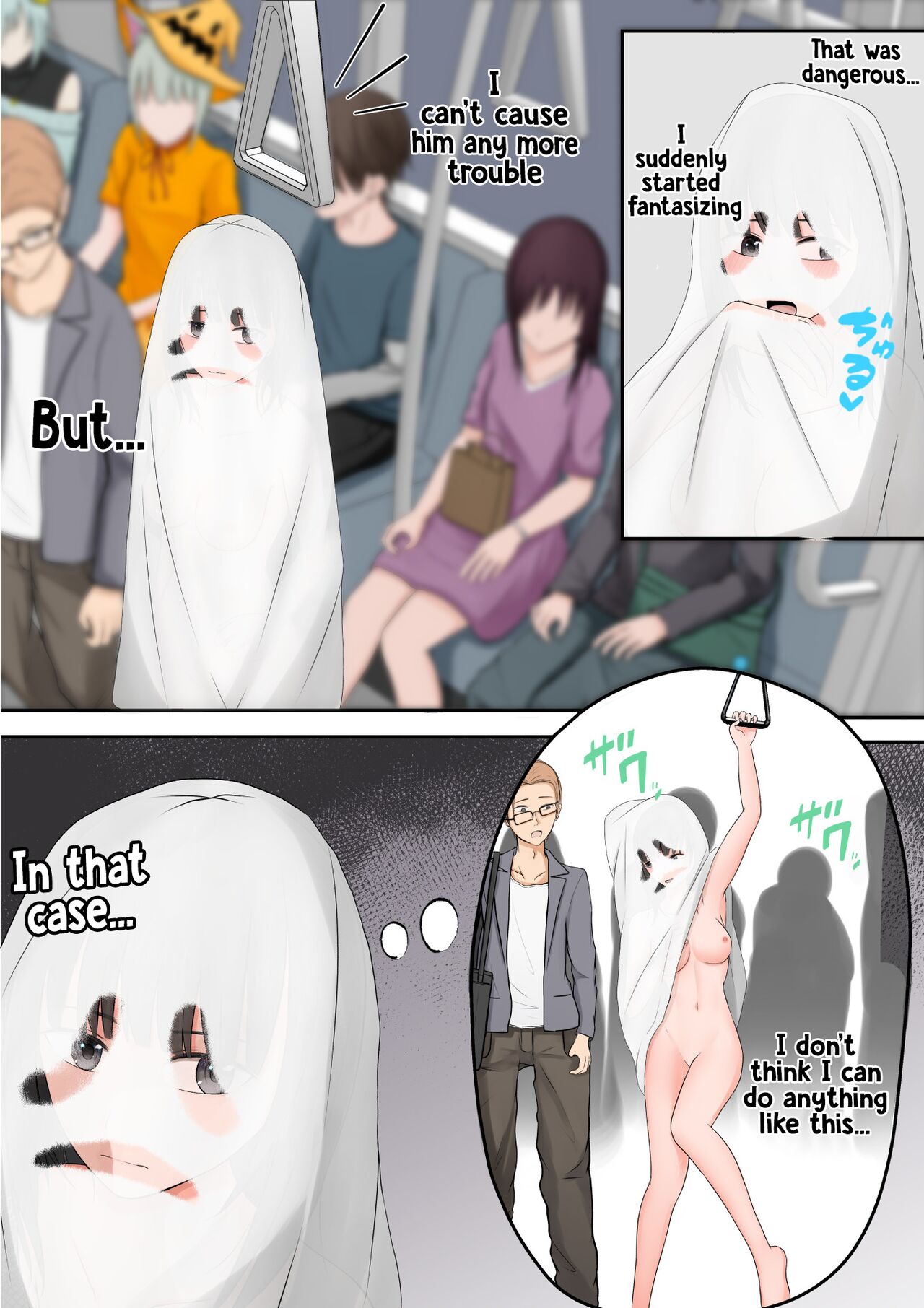 [Teiyouryou Neko]Halloween Roshutsu Shoujo | Halloween Exhibitionist Girl[English] [Hikari no Kaze] Page 33