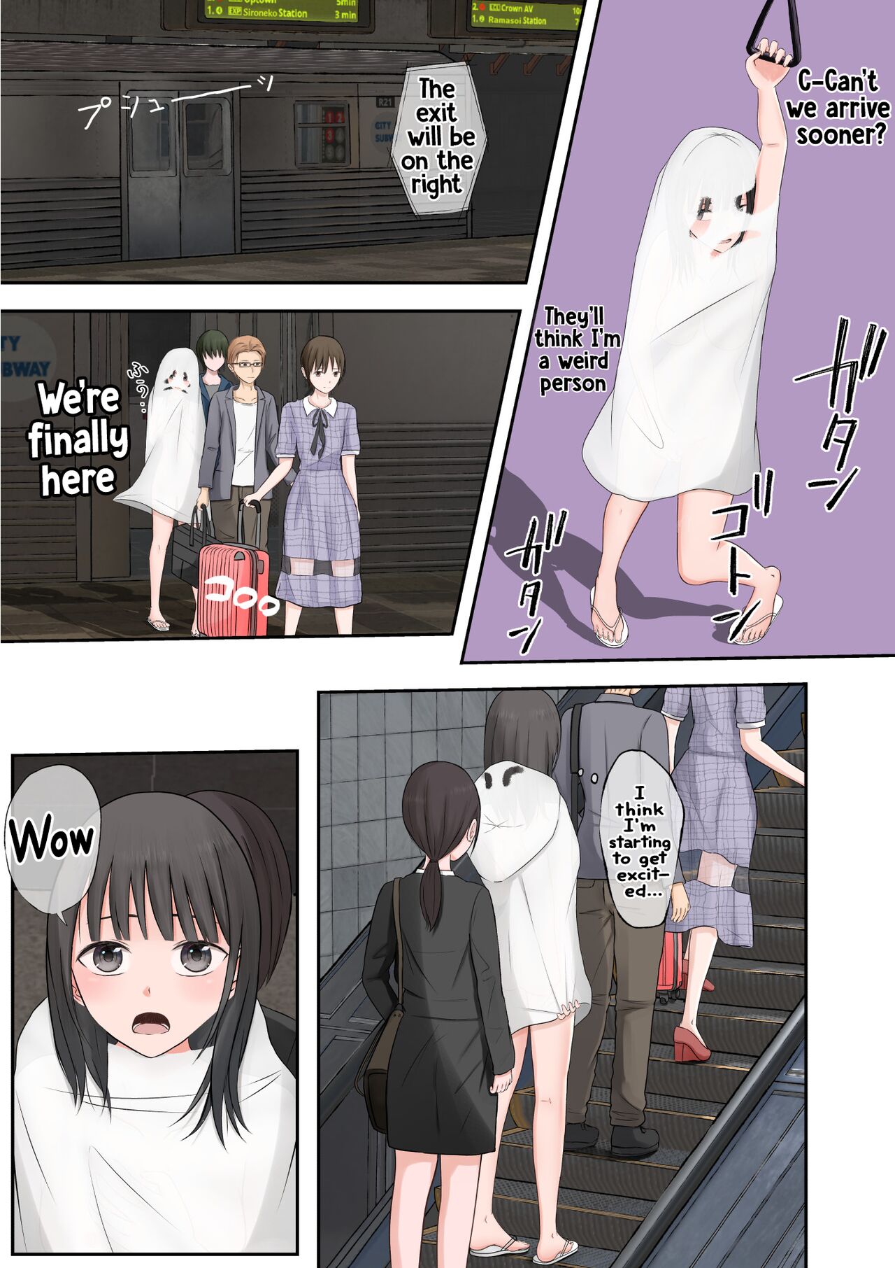 [Teiyouryou Neko]Halloween Roshutsu Shoujo | Halloween Exhibitionist Girl[English] [Hikari no Kaze] Page 35