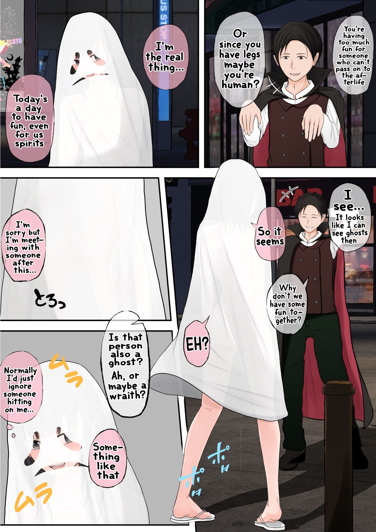 [Teiyouryou Neko]Halloween Roshutsu Shoujo | Halloween Exhibitionist Girl[English] [Hikari no Kaze] Page 38