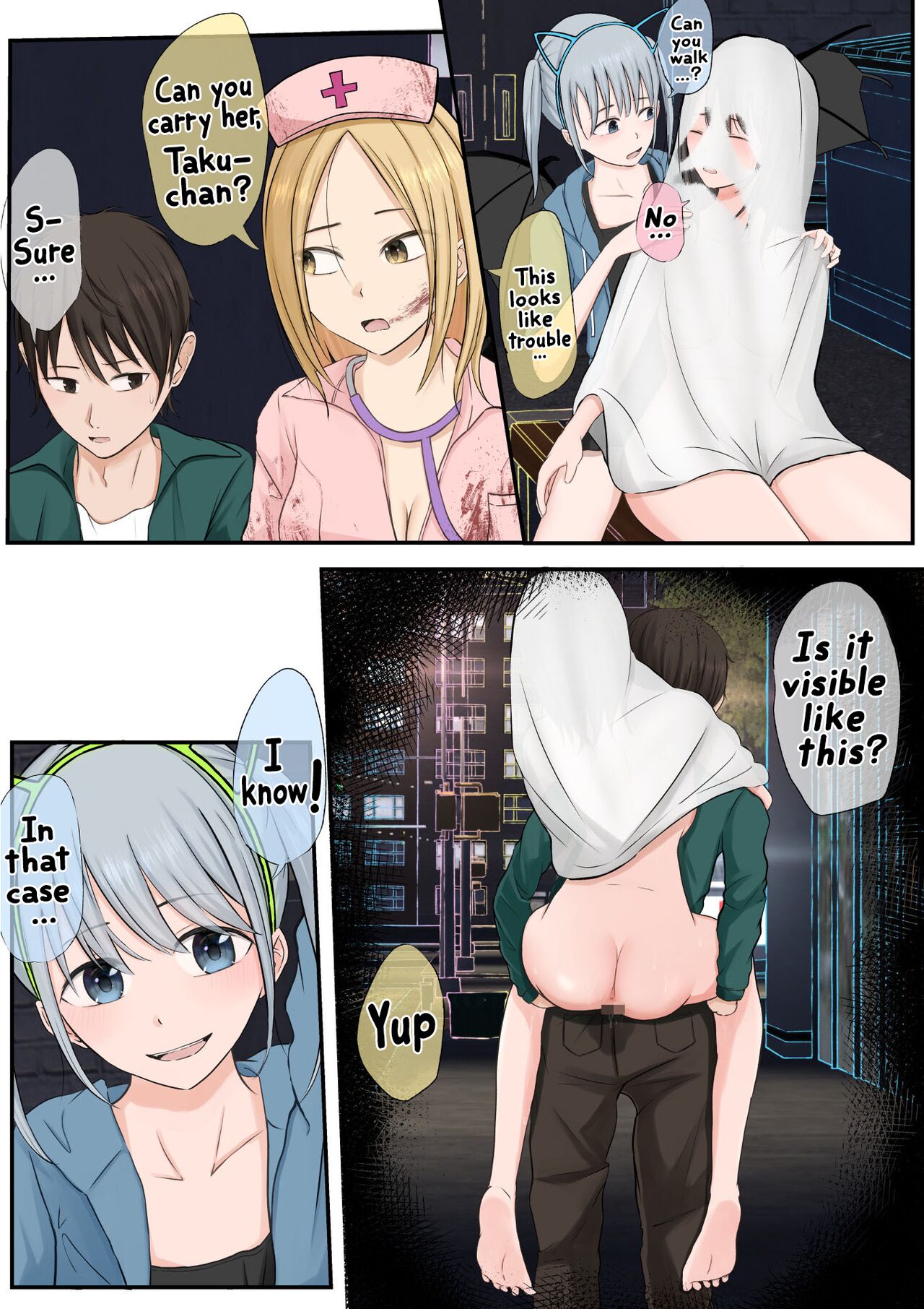 [Teiyouryou Neko]Halloween Roshutsu Shoujo | Halloween Exhibitionist Girl[English] [Hikari no Kaze] Page 77