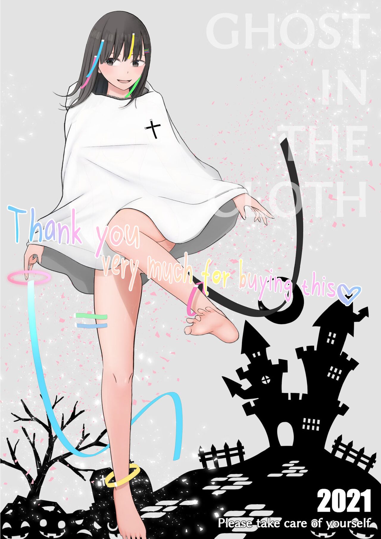 [Teiyouryou Neko]Halloween Roshutsu Shoujo | Halloween Exhibitionist Girl[English] [Hikari no Kaze] Page 83
