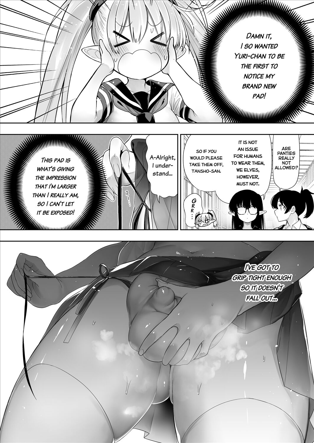 [Kawakami Masaki]Futanari no Elf[English] [Decensored] [Ongoing] Page 113