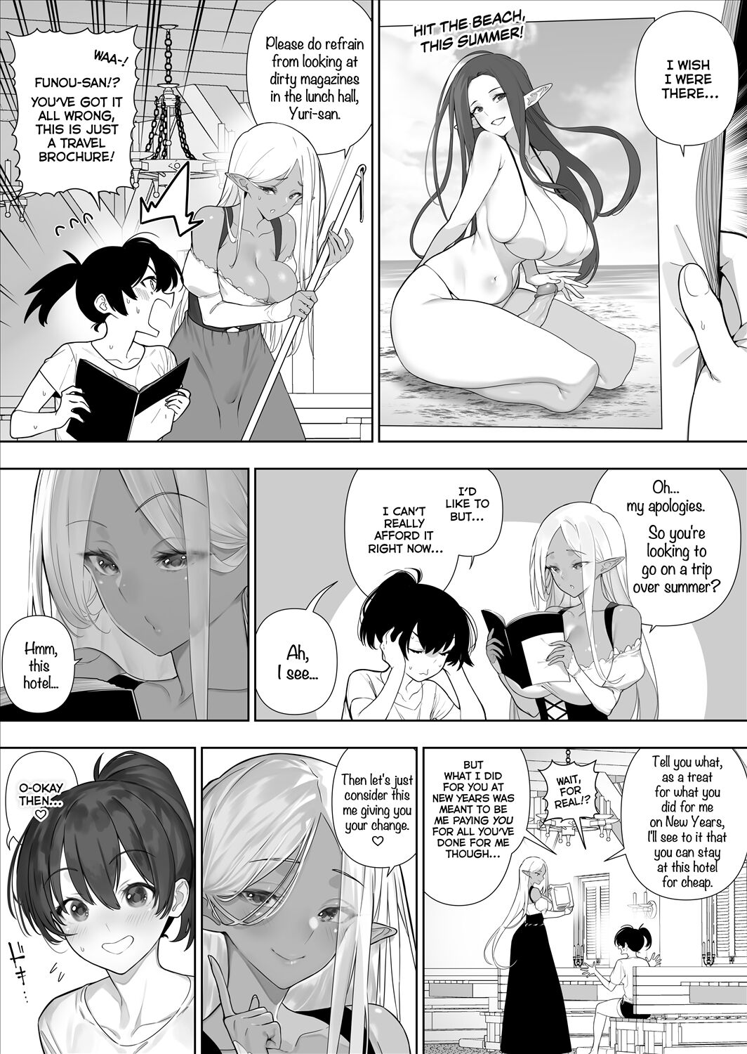[Kawakami Masaki]Futanari no Elf[English] [Decensored] [Ongoing] Page 243