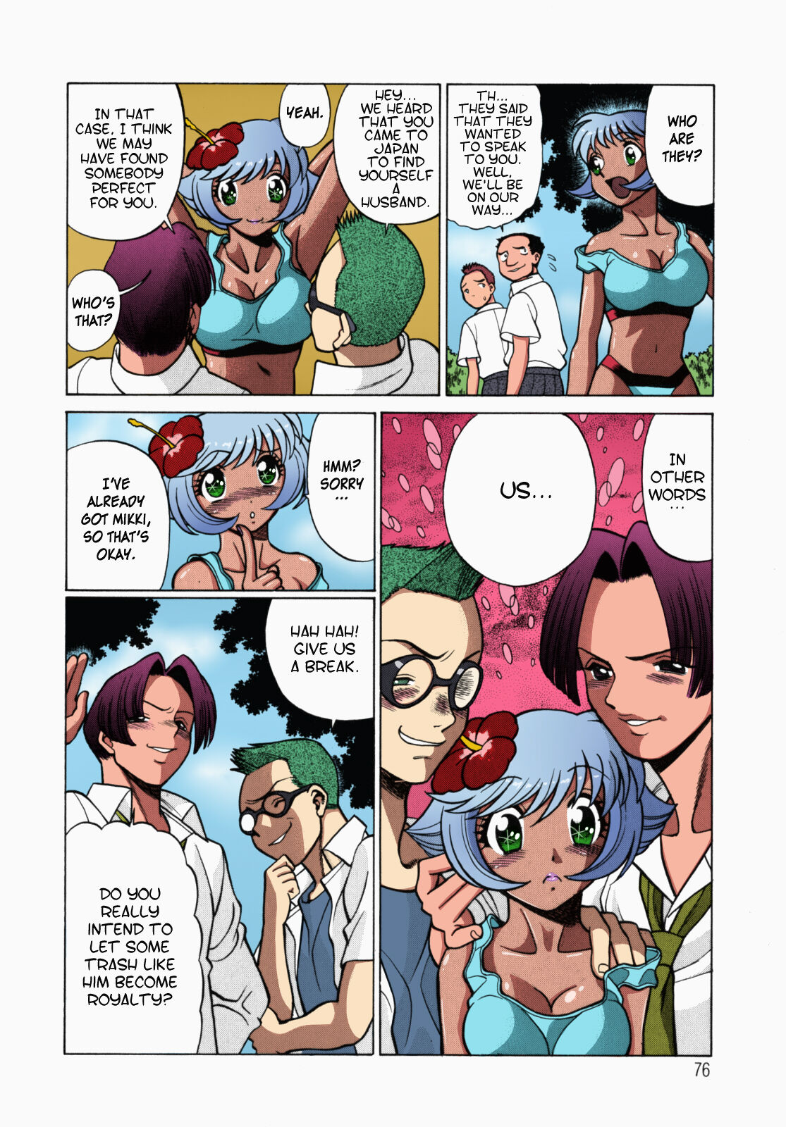 [Tamaki Nozomu]Urara to Mikki(Ura Ura Jungle Heat)[English][SaHa][Colorized][Ongoing][Erocolor] Page 75