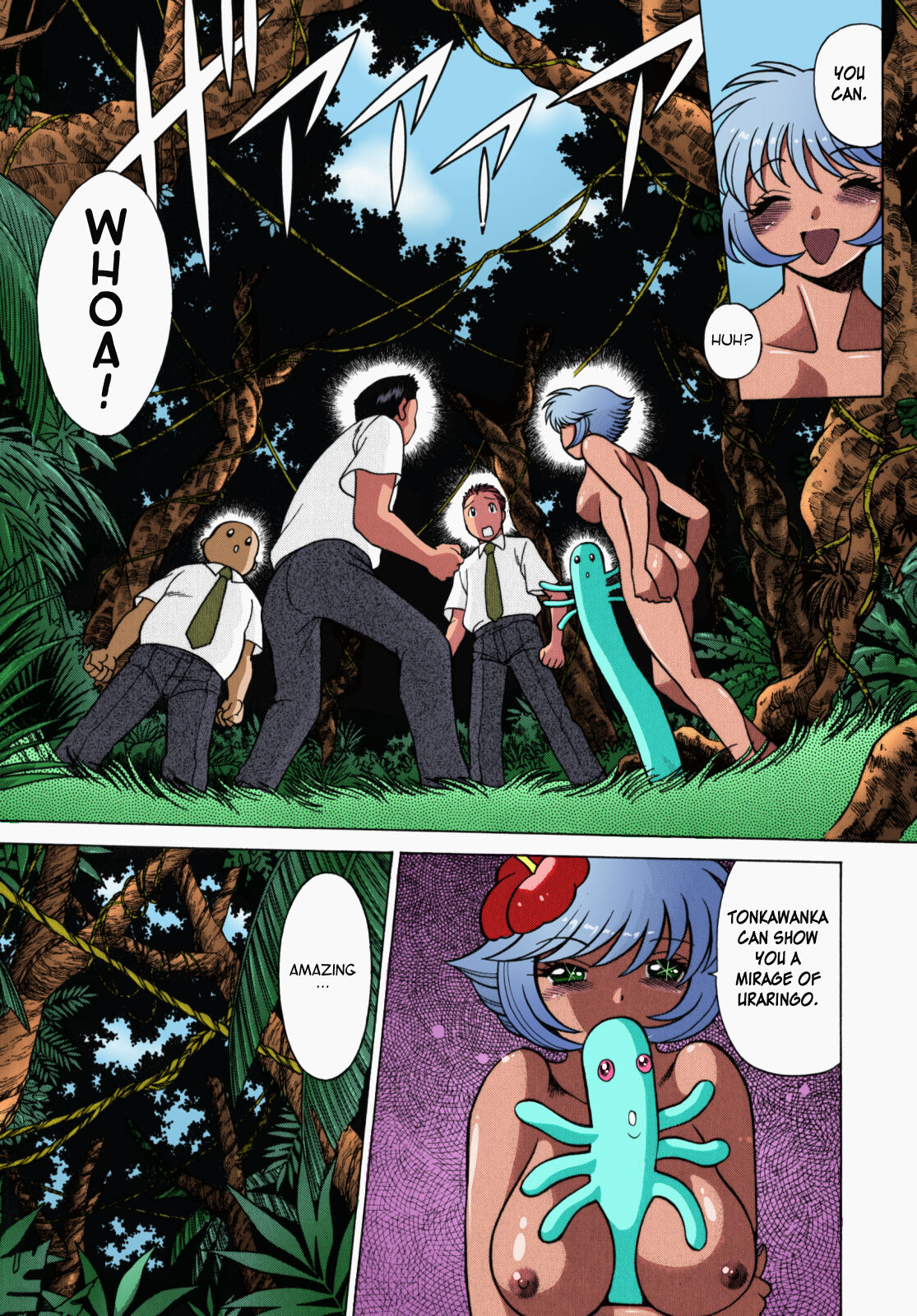 [Tamaki Nozomu]Urara to Mikki(Ura Ura Jungle Heat)[English][SaHa][Colorized][Ongoing][Erocolor] Page 82